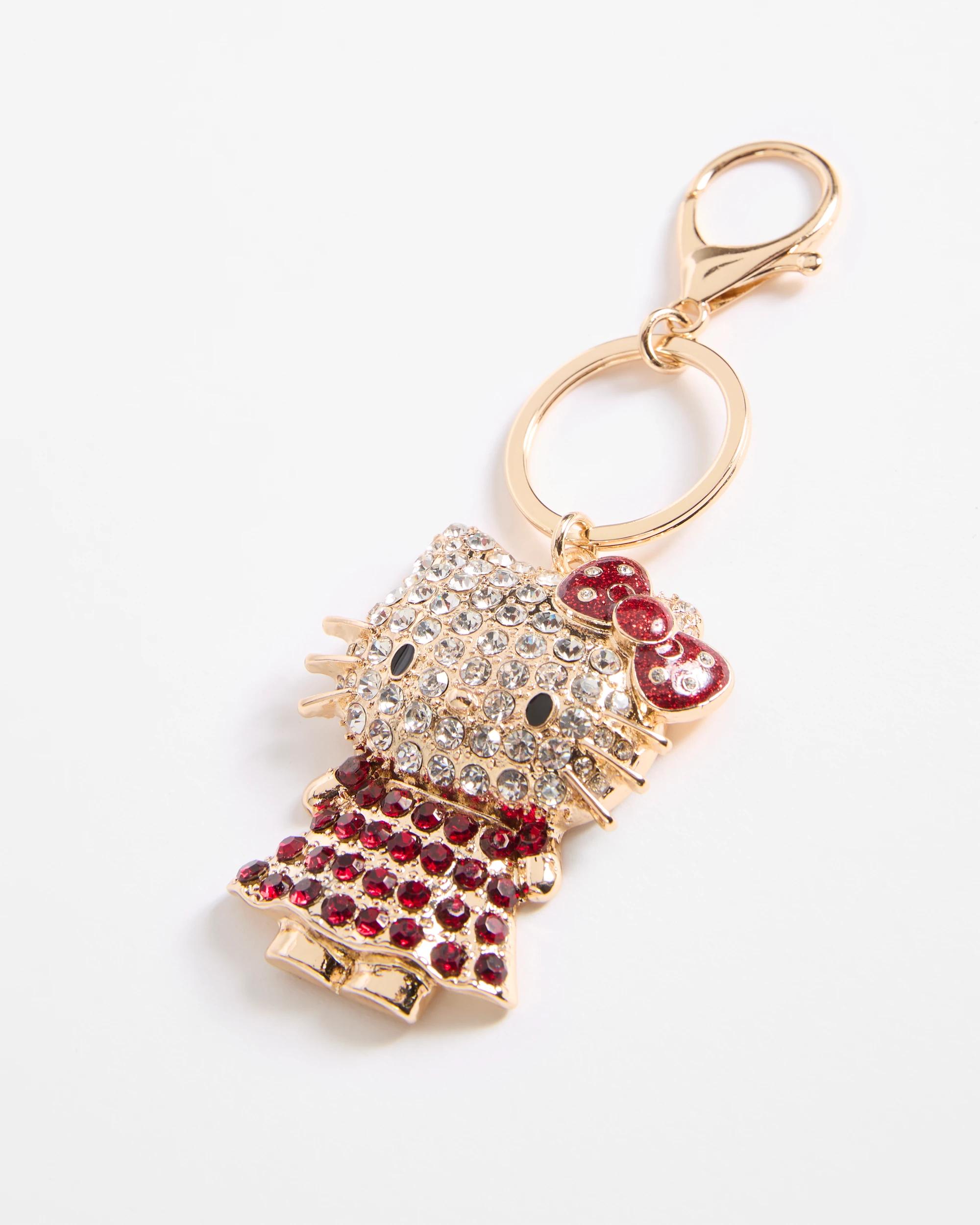 2 Kids Licensed Hello Kitty Pave Bag Charm GOLD, 2 of 3