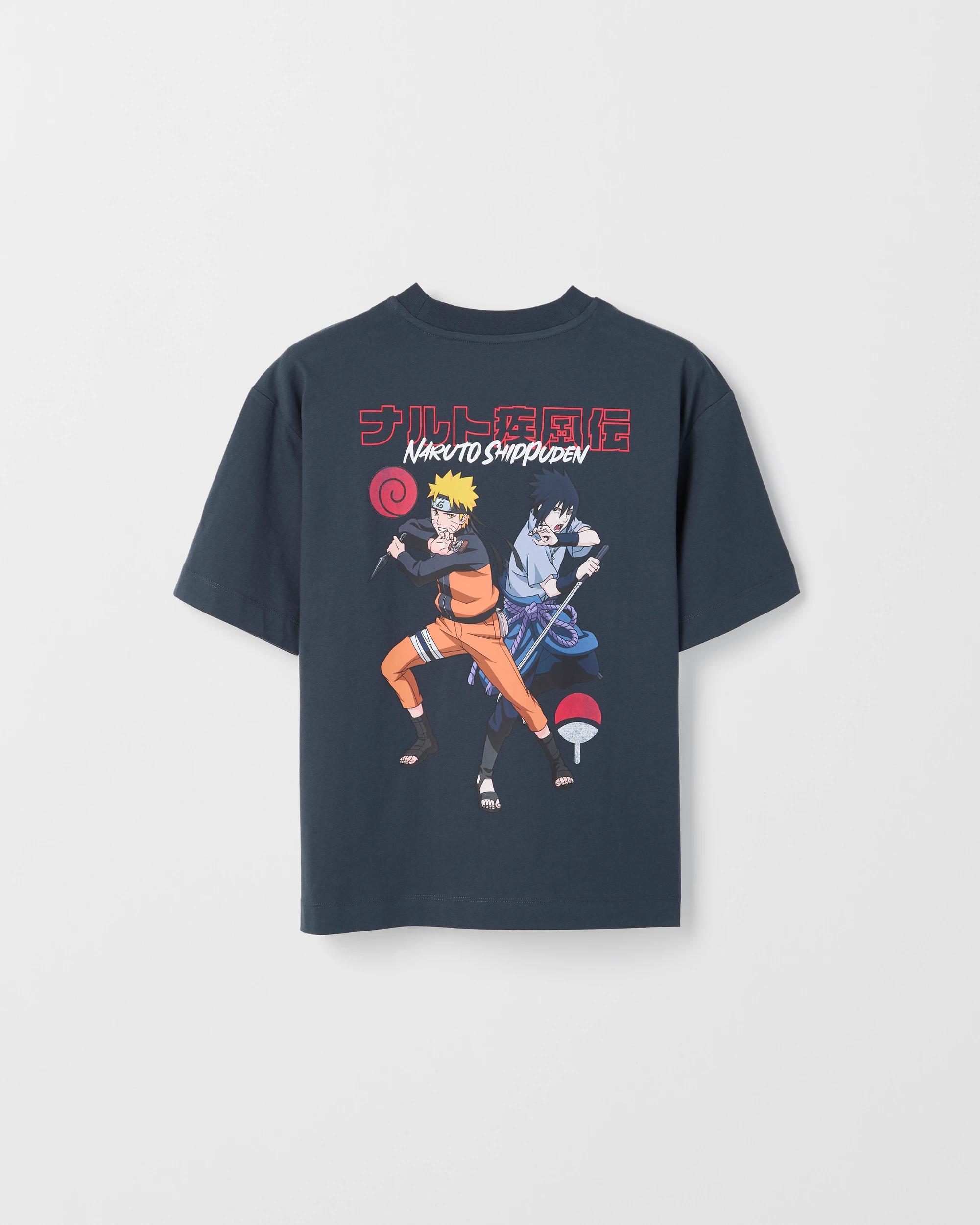 7 Naruto Oversized Printed T-Shirt CHARCOAL, 7 of 7