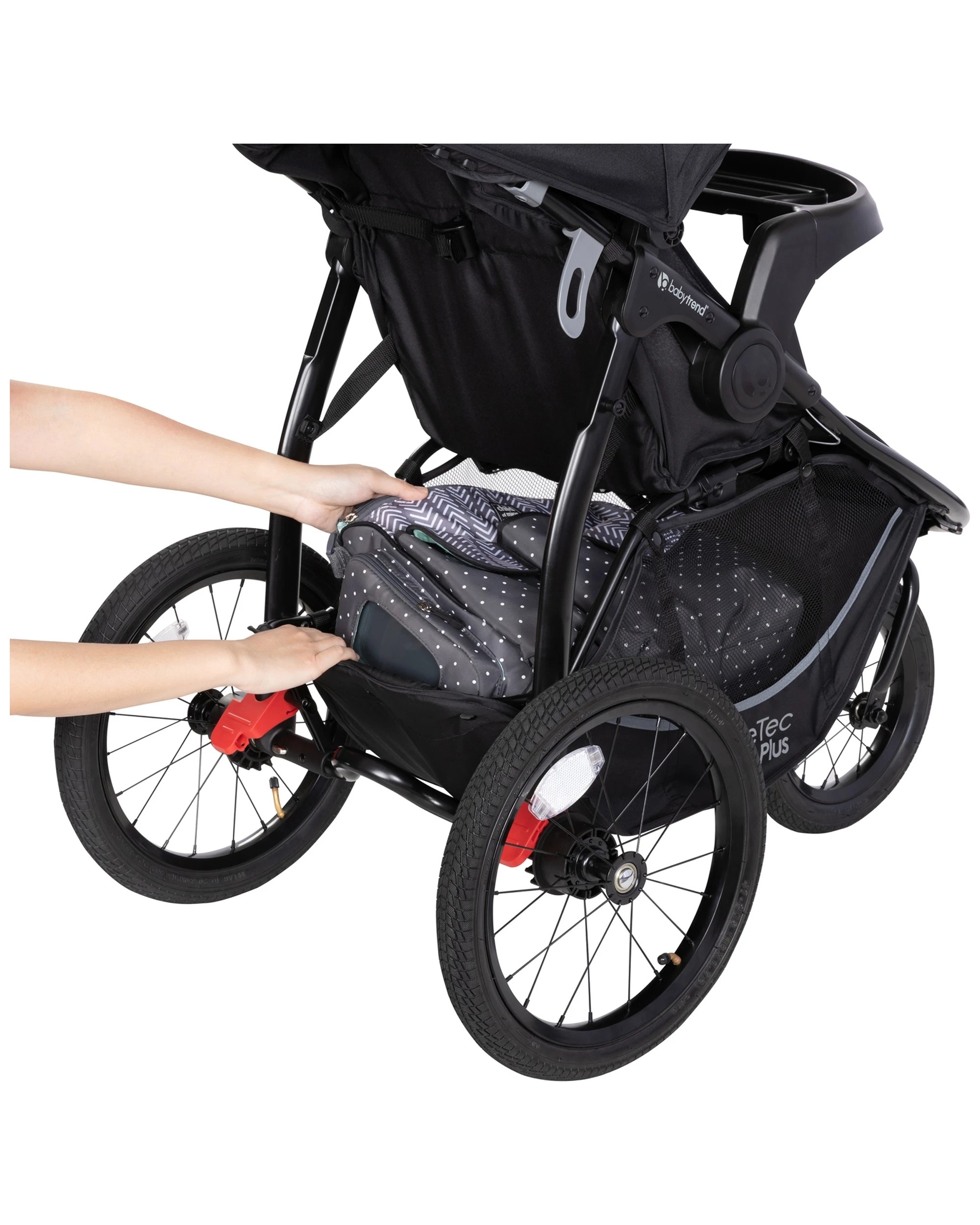 5 Baby Trend Expedition Race Tec Plus Jogger Ultra Baby/children Push Stroller 6m+
 - Black, 5 of 9
