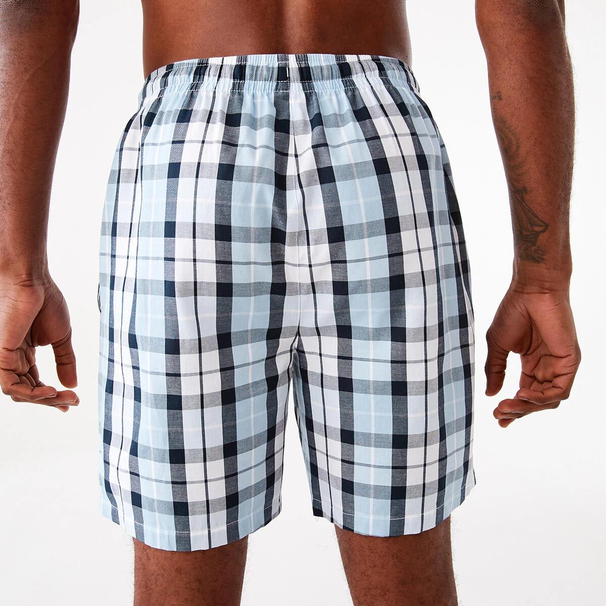 3 Woven Check Shorts Sail Chck, 3 of 7