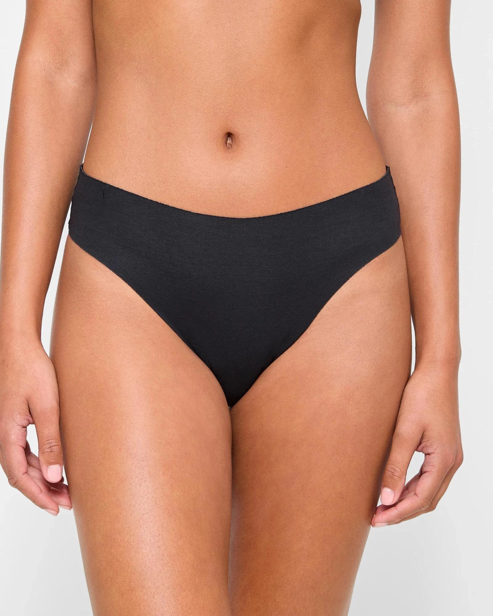 2 Target Woman 2 Pack No Show High Cut Briefs BLACK, 2 of 4