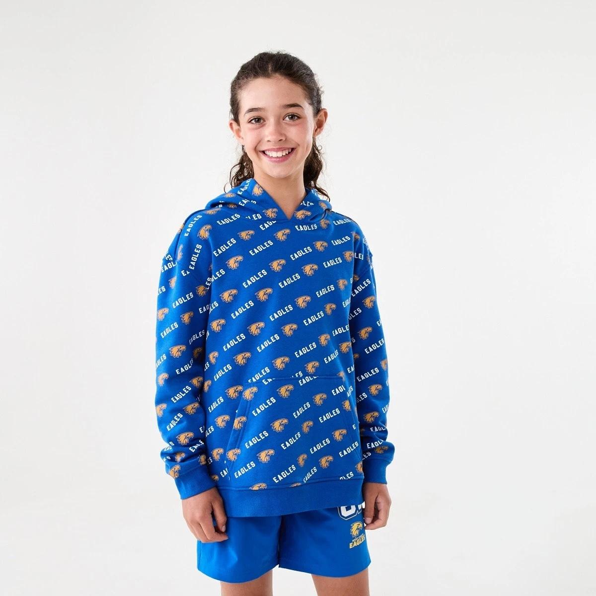 1 Official AFL Kids All Over Print Hoodie West Coast, 1 of 10