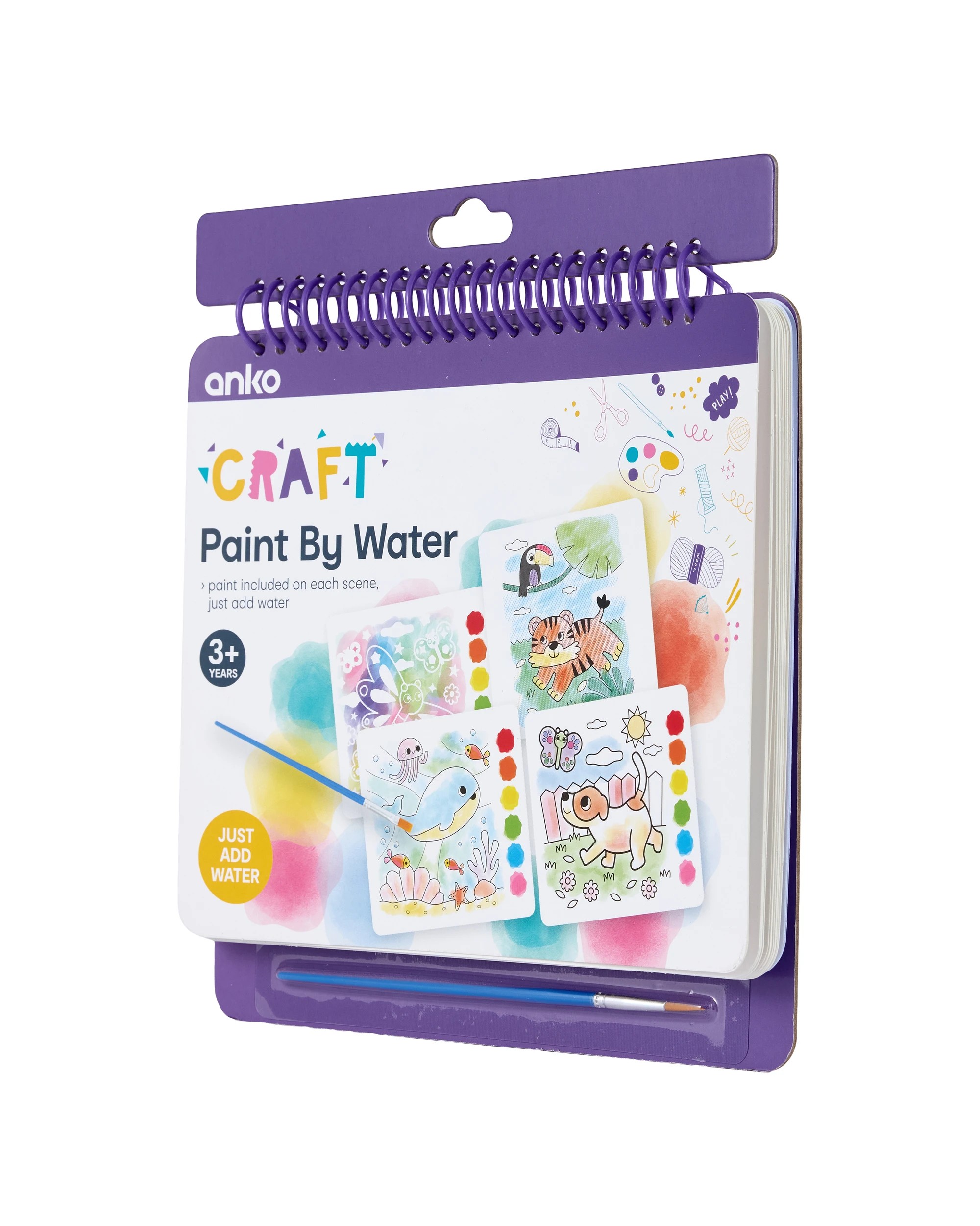 3 Paint by Water Activity Set, 3 of 5
