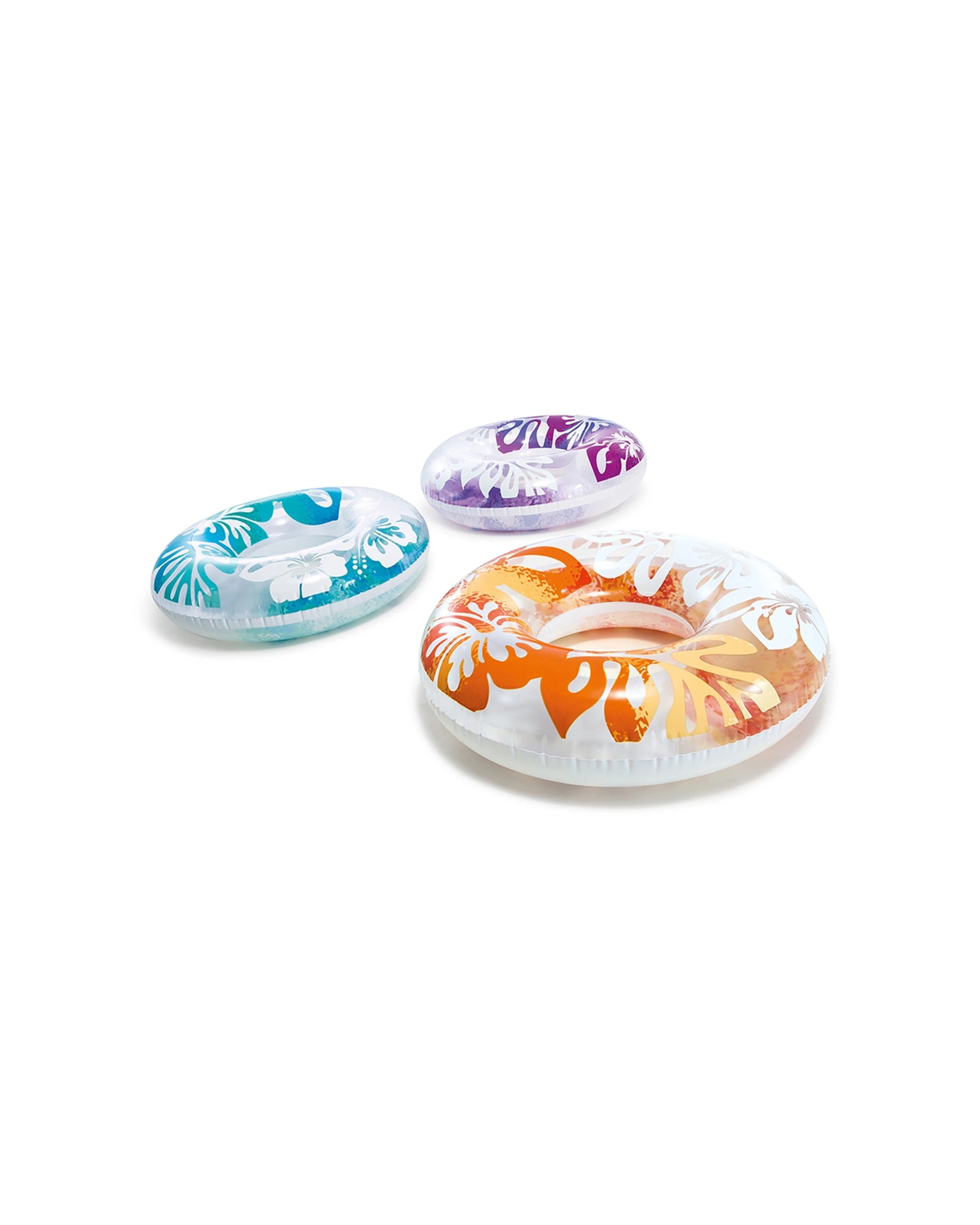 6 Intex 4PK Tropical Colour Inflatable Pool Swim Tube - Assorted, 6 of 9