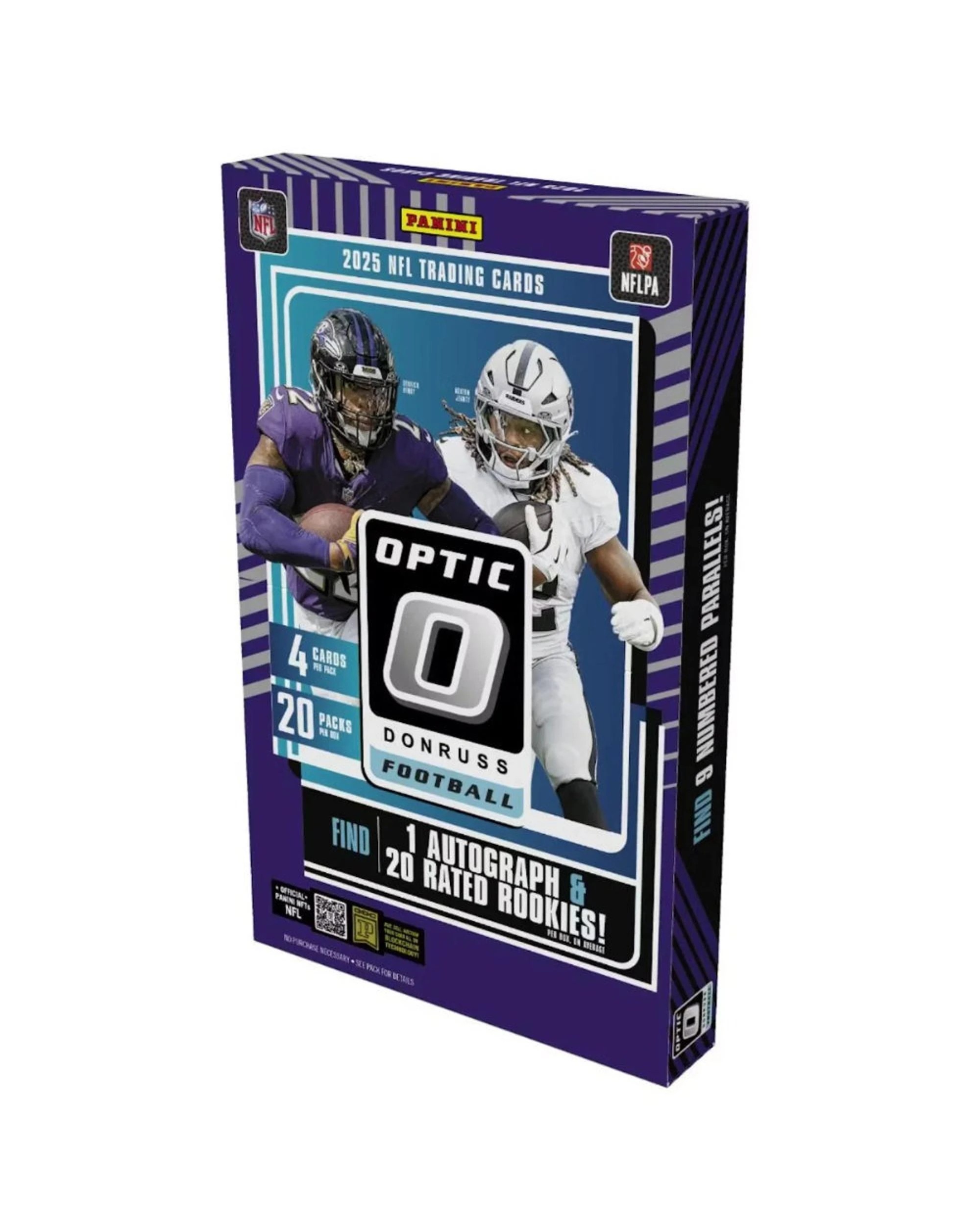 1 Panini 2025 NFL Donruss Optic Football Hobby Box, 1 of 6