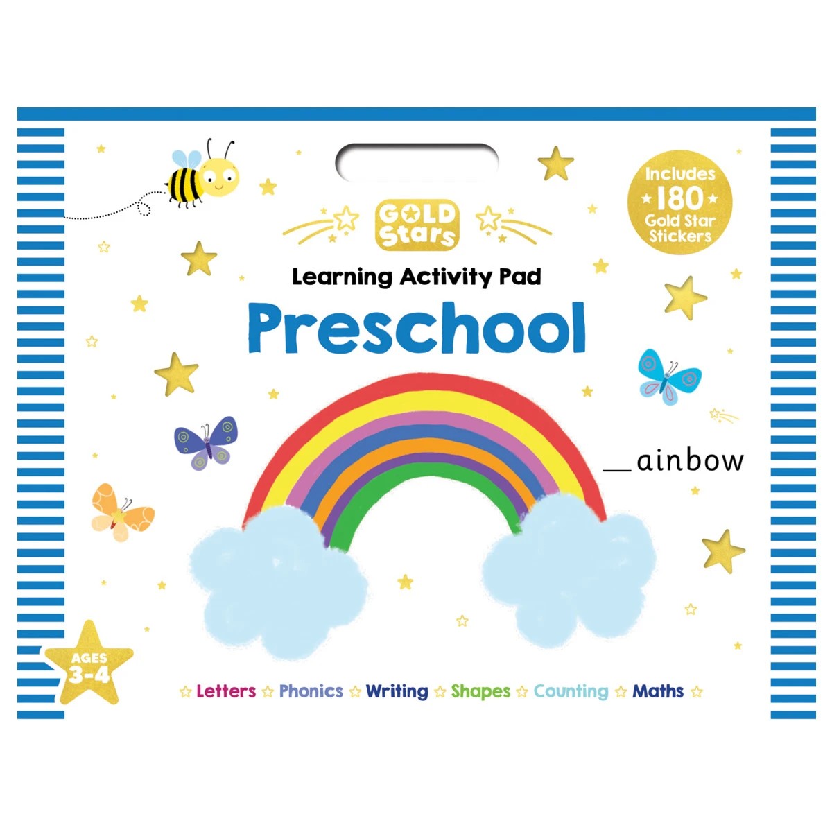 1 Gold Stars: Preschool Learning Activity Pad - Book, 1 of 2