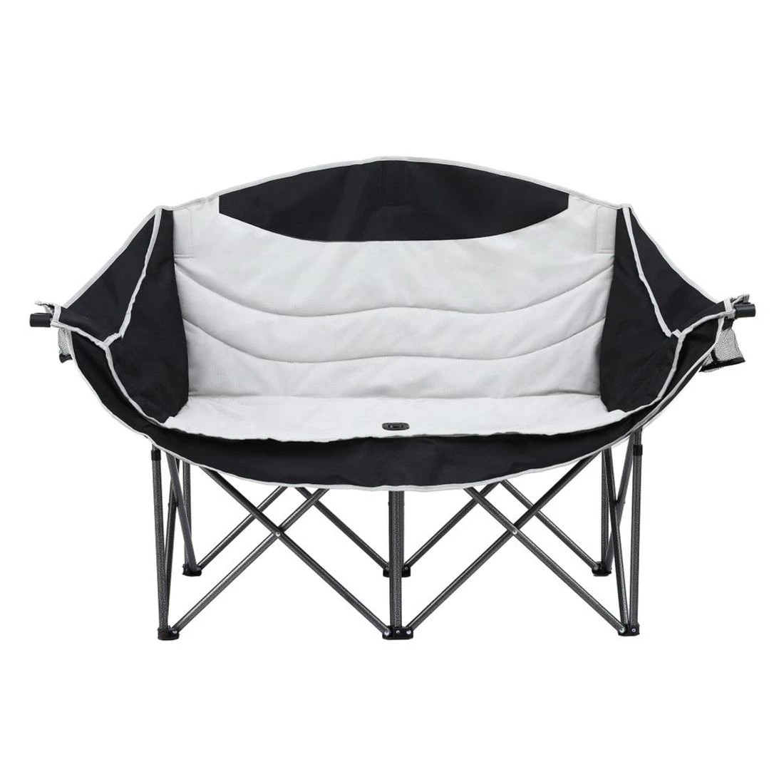 3 Weisshorn Camping Chair Double Folding Moon Chair Portable Seat 240KG - Multi, 3 of 7