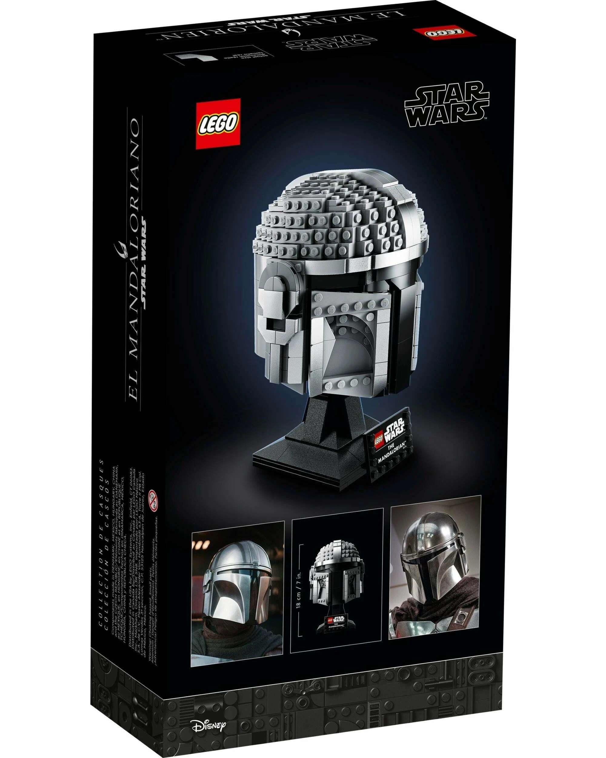 4 LEGO 75328 The Mandalorian Helmet, 4 of 5