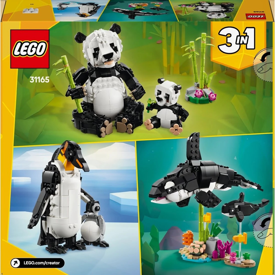10 LEGO Creator Wild Animals: Panda Family 31165, 10 of 10