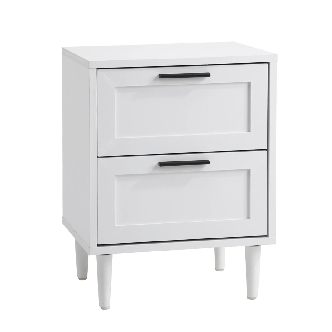 7 Oikiture Bedside Tables Set of 2 Nightstand Side End Table Bedroom Storage - White, 7 of 9