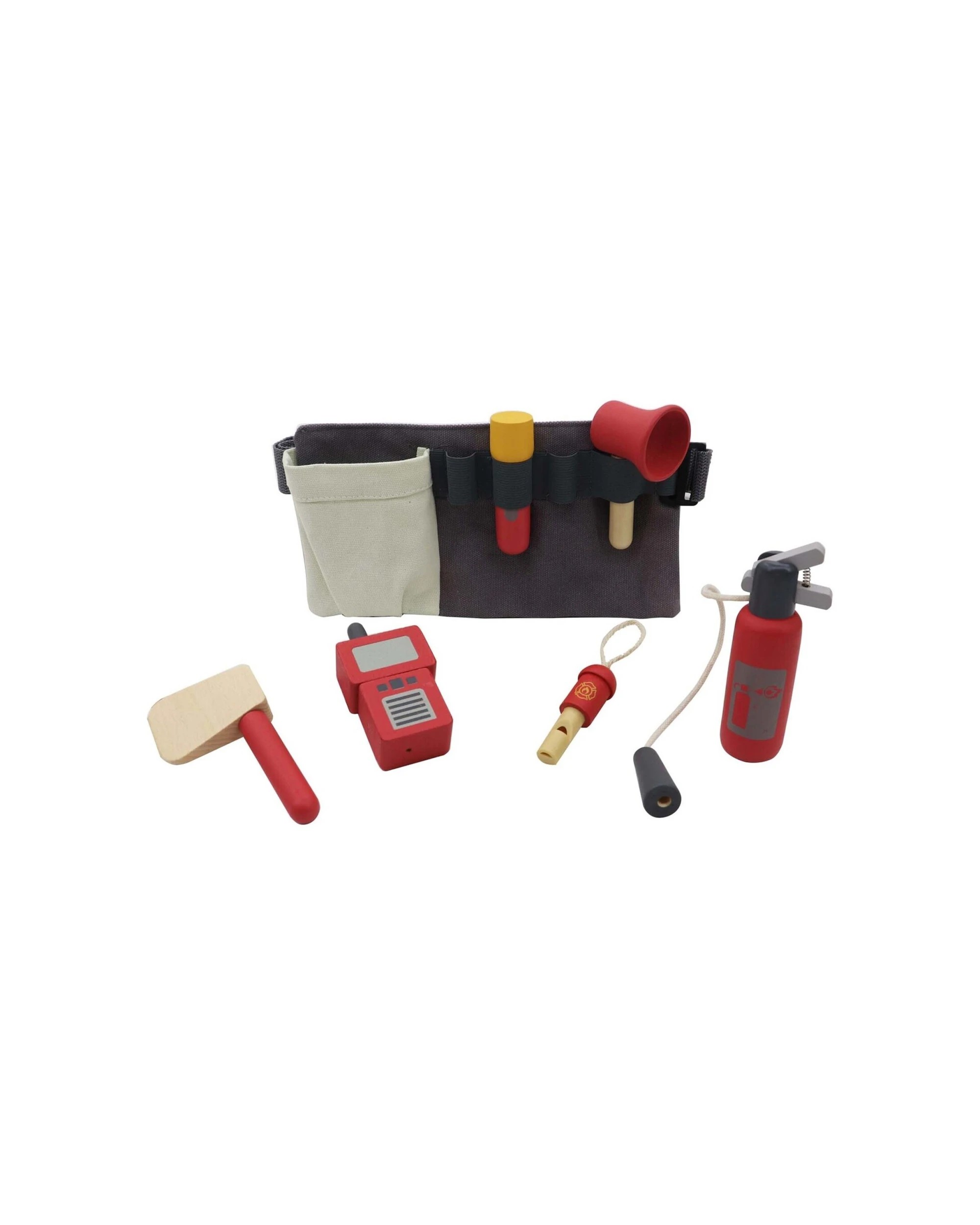 1 Kaper Kidz Wooden Fire Fighter Belt Toy Set Pretend Play Kids - Multi, 1 of 5