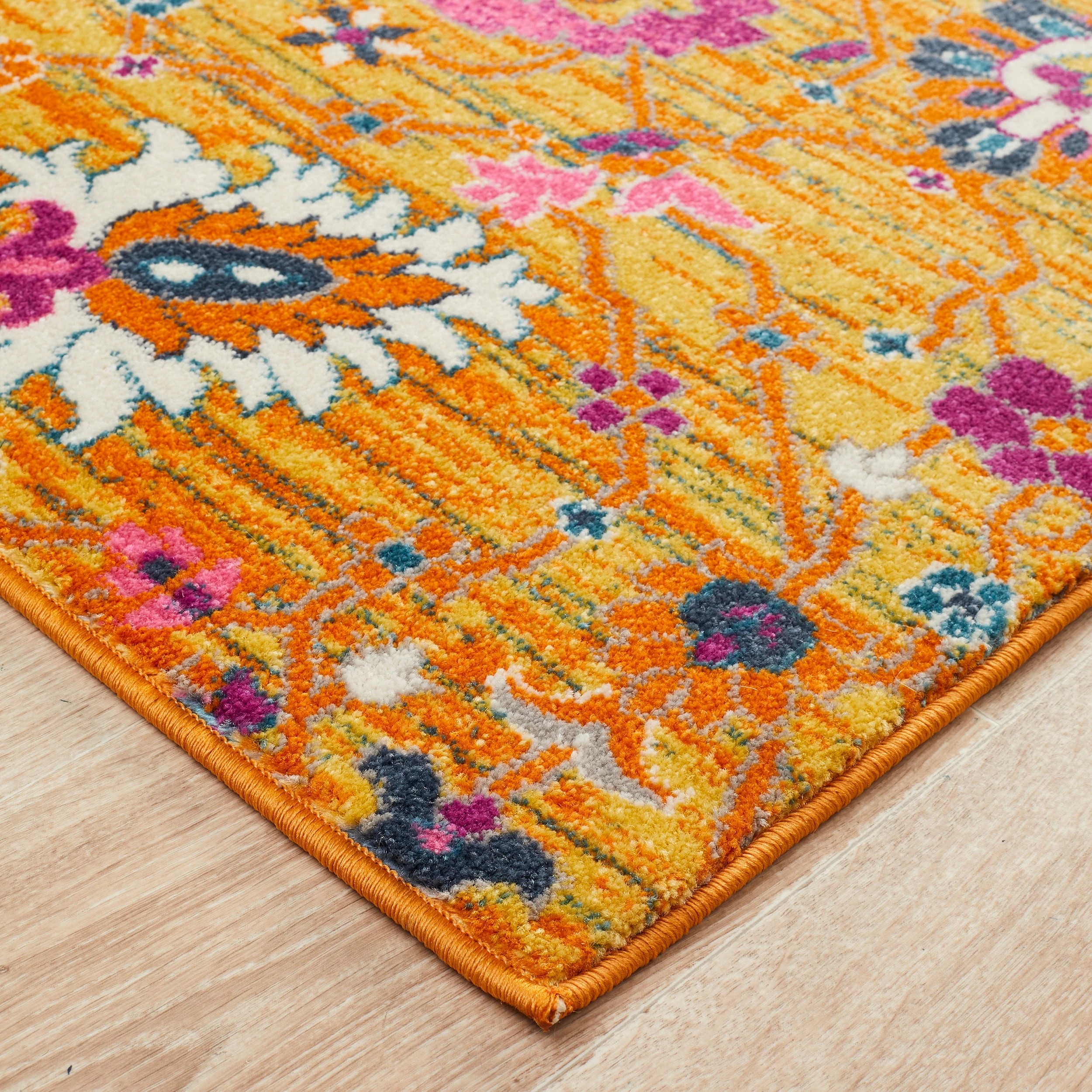3 Common Ground Rugs Atlas 210 330x240cm - Extra Large Floor Rug - Orange, 3 of 7
