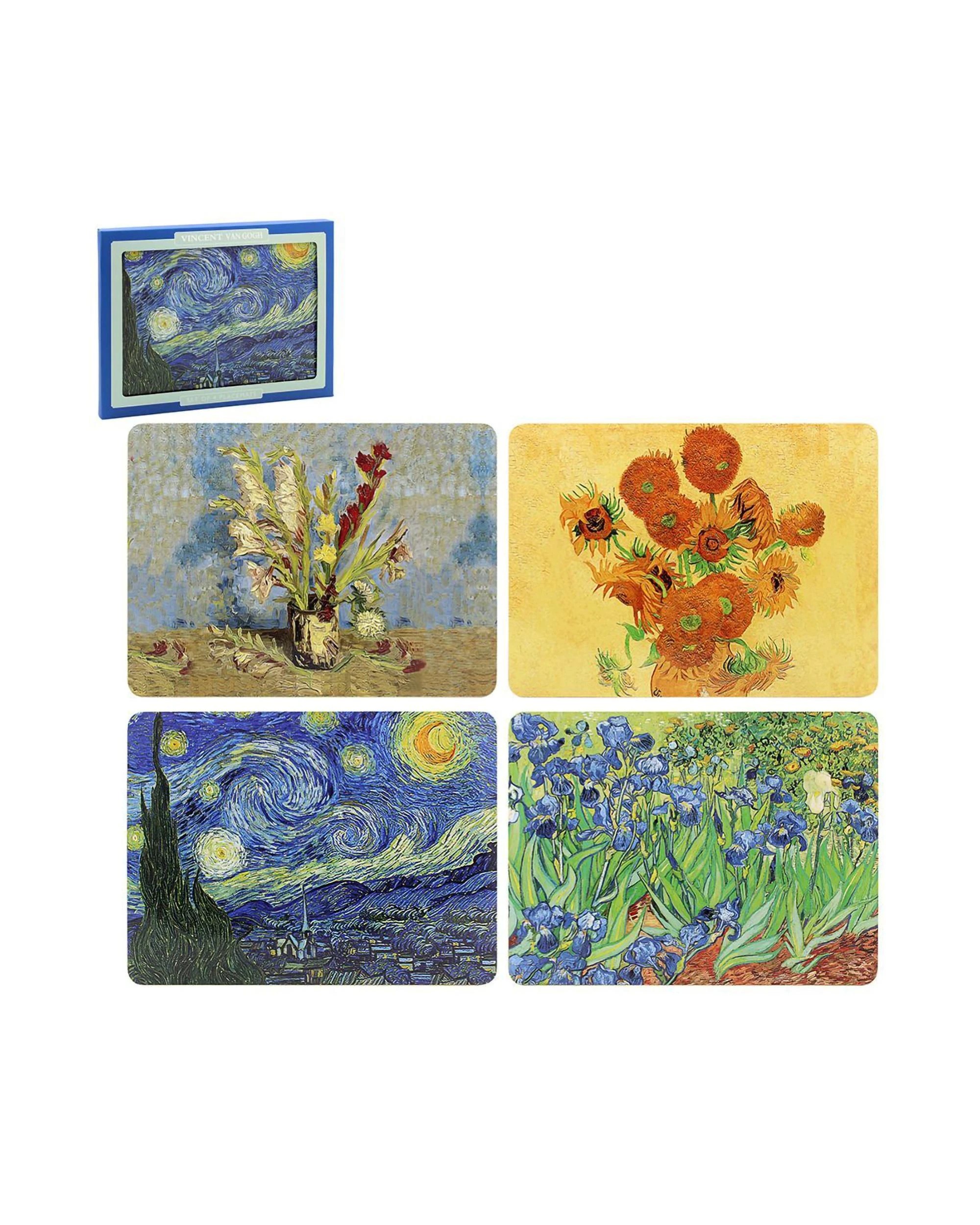 Gibson Gifts Artists Place Mats Set of 4 Vincent Van Gogh, Gibson Gifts ...