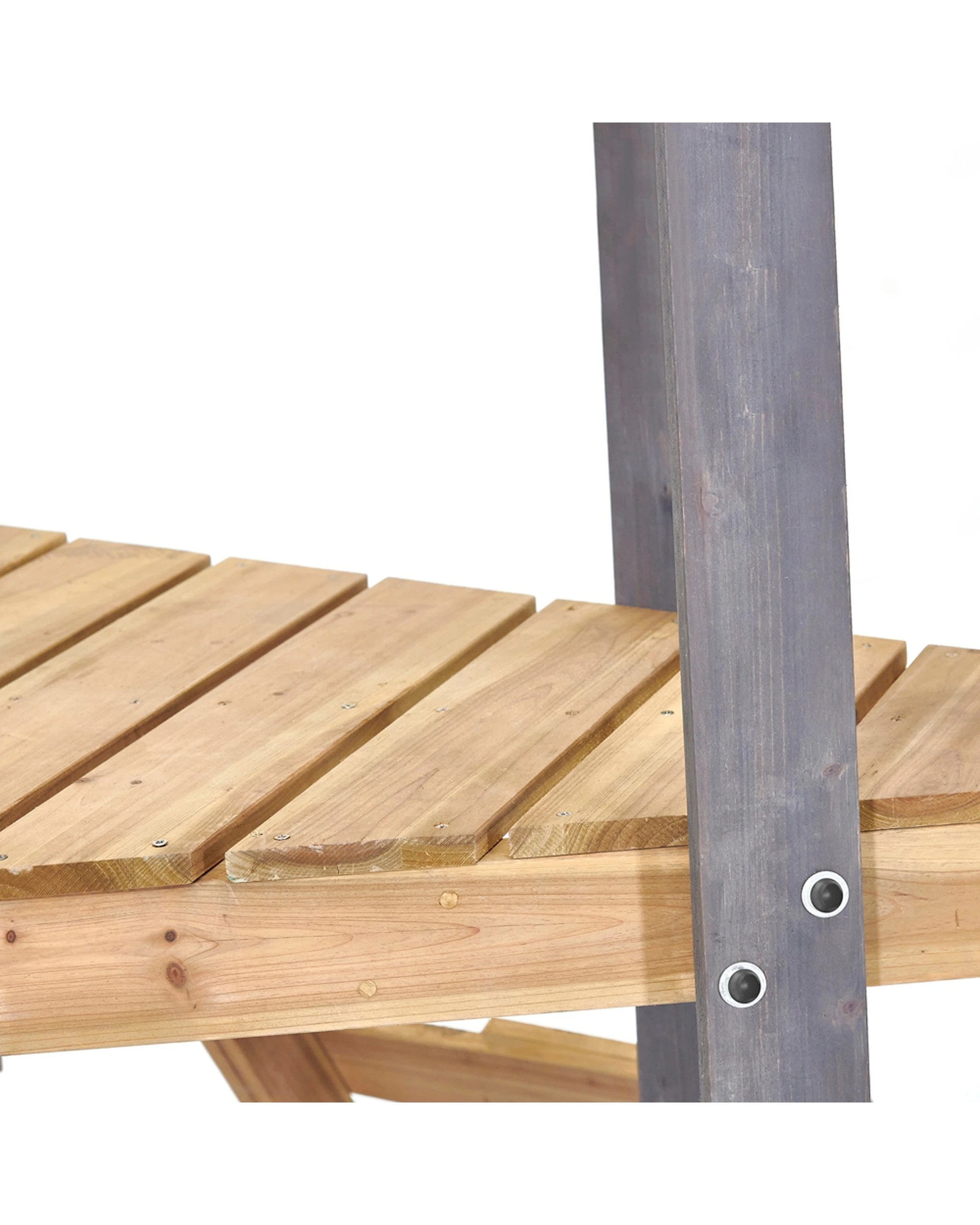 2 Plum Play Kids/Children Outdoor Wooden Climbing Frame Seats Slide Swing Sunshade Barbary, 2 of 3