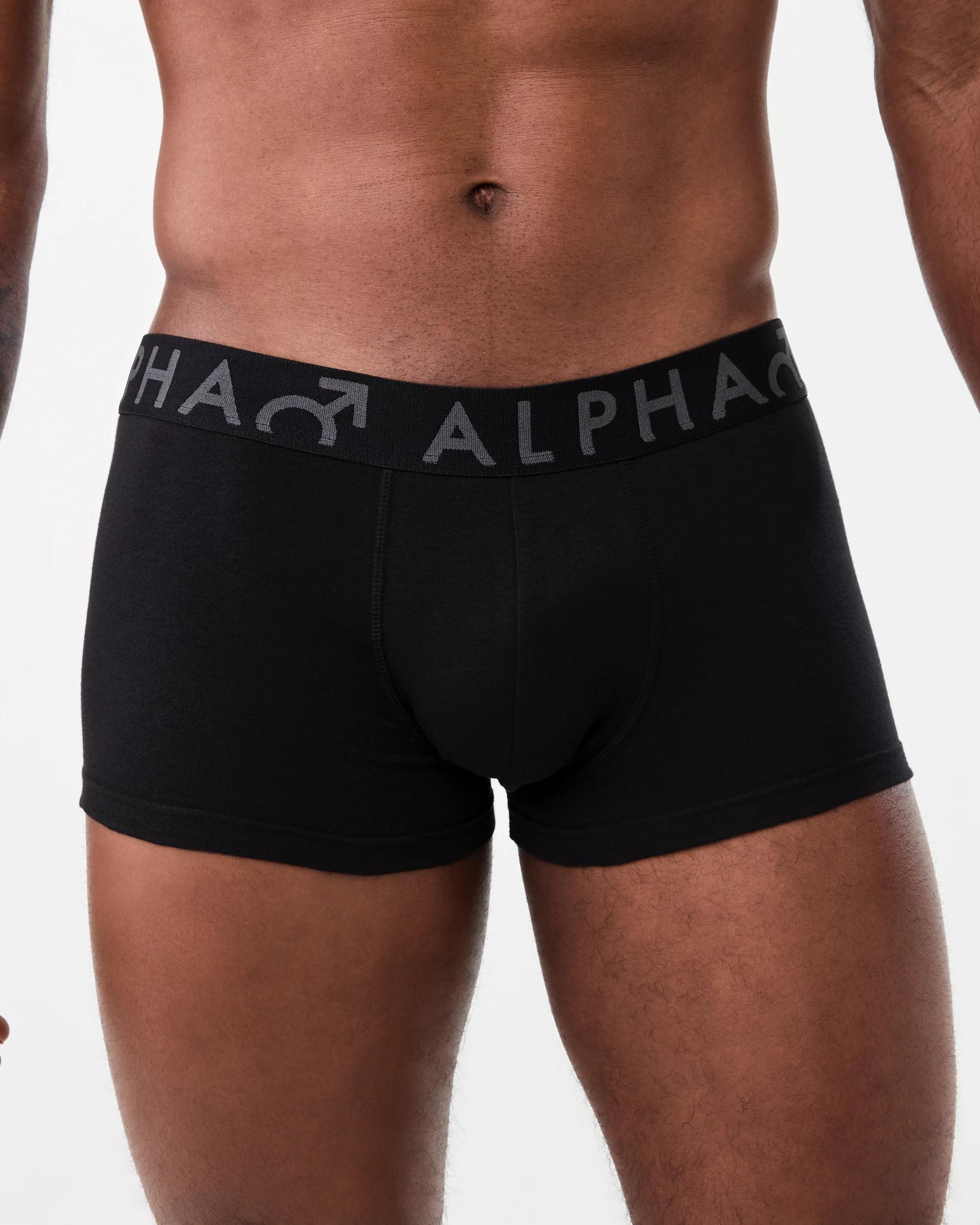 3 3 Pack Print Plain Trunks Blk Fu Sal, 3 of 8