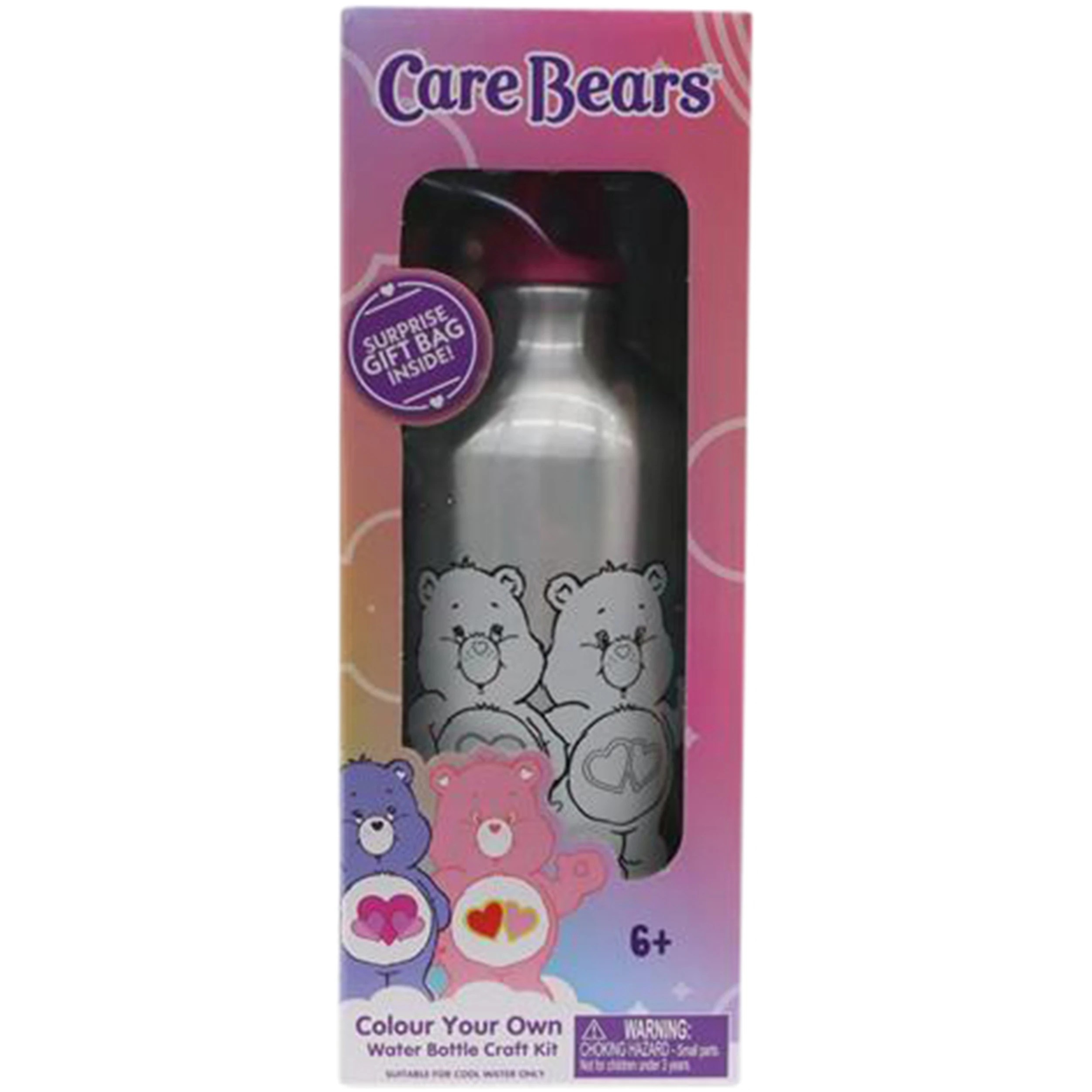 1 Care Bears Colour Your Own Water Bottle Craft Kit, 1 of 7
