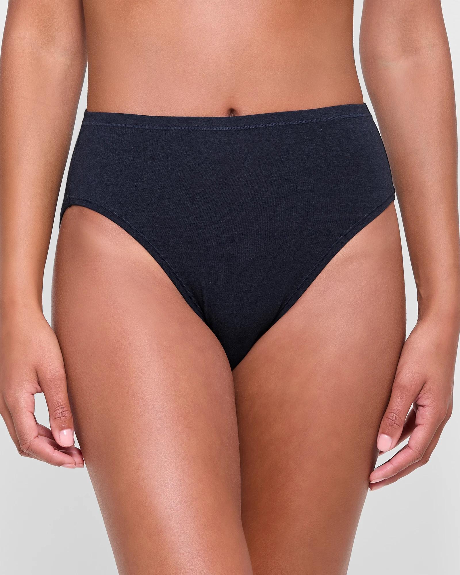 2 Target 2 Pack Bamboo High Cut Briefs NAVY BLUE, 2 of 4