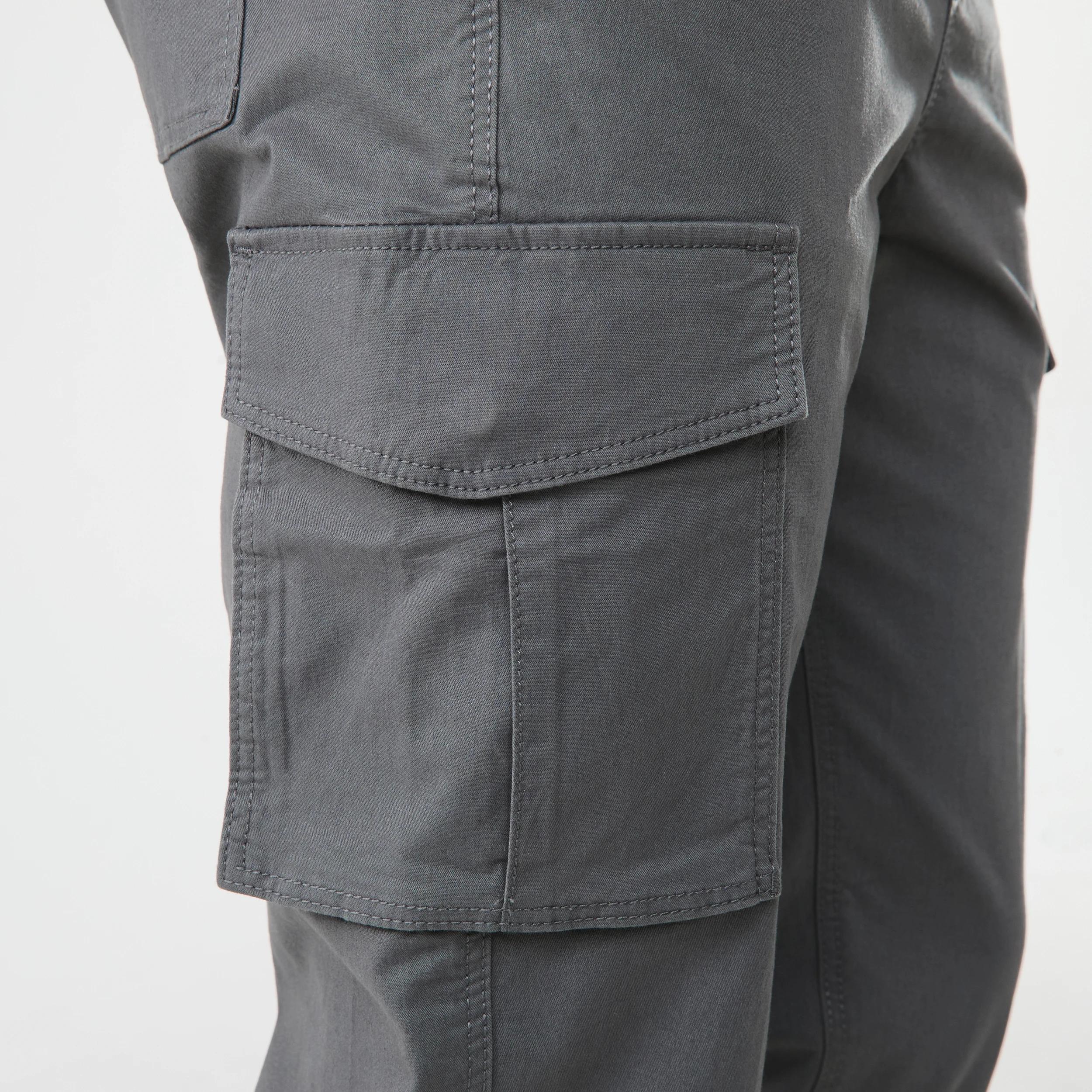 6 Elastic Waist and Cuffed Cargo Pants SEAL GREY, 6 of 6