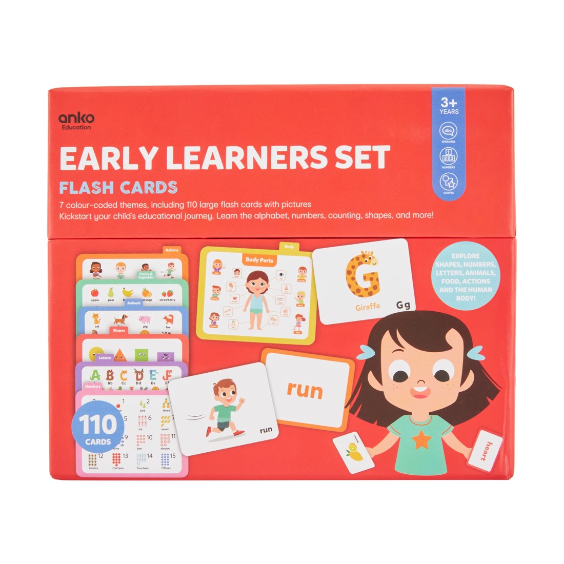 1 Early Learners Set Flash Cards, 1 of 4