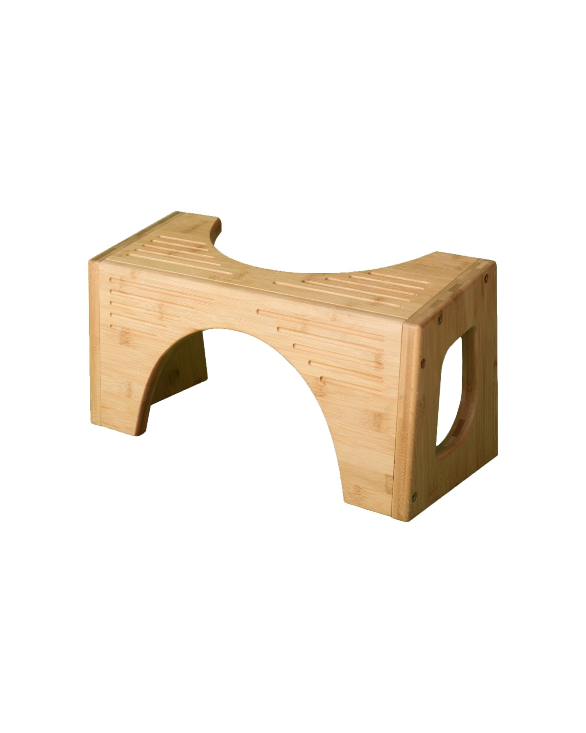 2 Squatty Potty Flip Bamboo Bathroom Toilet Stool Adjustable 7 & 9 Inch - Natural, 2 of 5