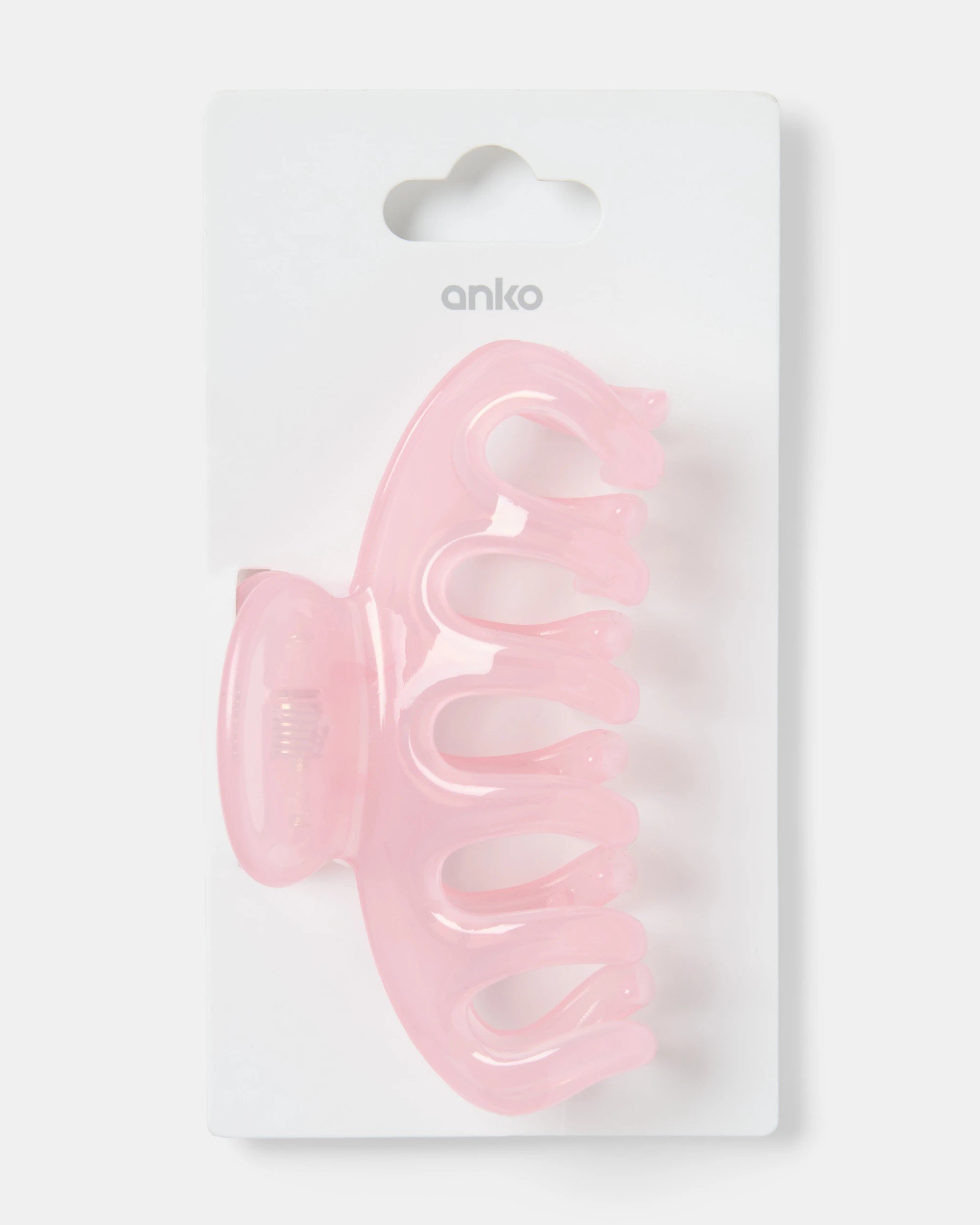 3 Pink Jelly Claw Hair Clip, 3 of 3