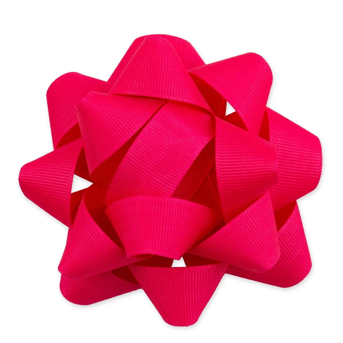 2 Hallmark Premium Adhesive Gift Bow - Shocking Pink, 2 of 2