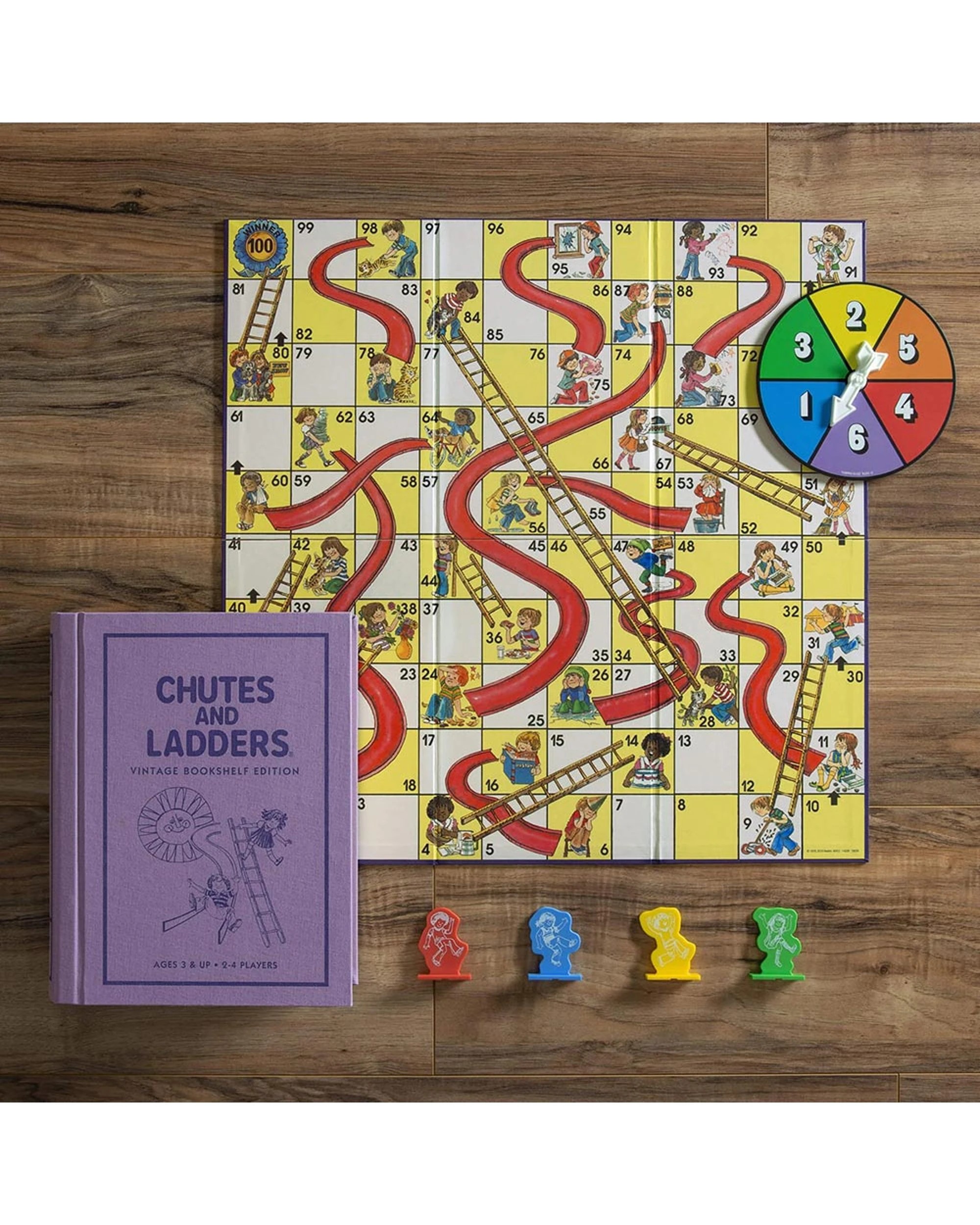2 Chutes and Ladders Vintage Bookshelf Edition Board Game, 2 of 6