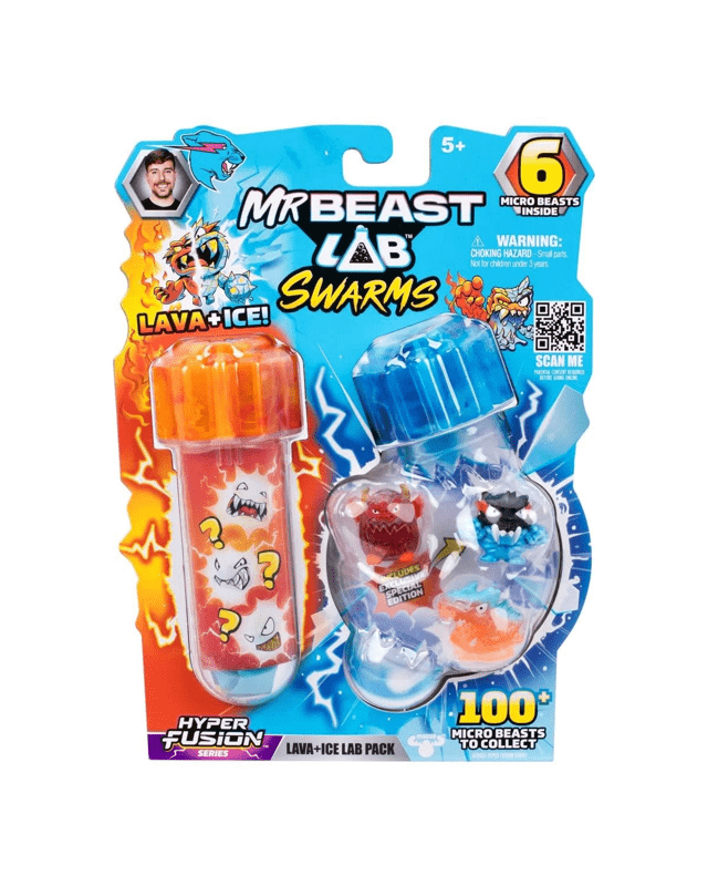 MrBeast Lab Swarms S3 Fire & Ice Pack Exclusive Pla