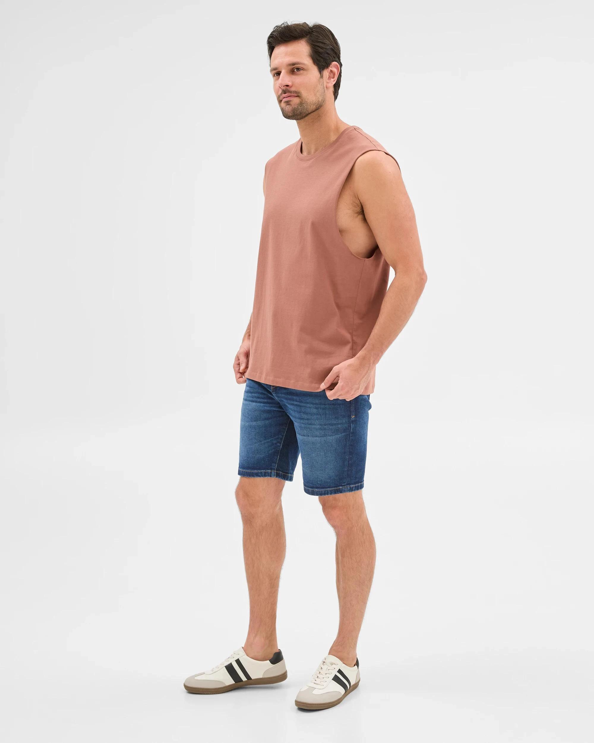 6 Target Australian Cotton Plain Tank Top COGNAC, 6 of 6