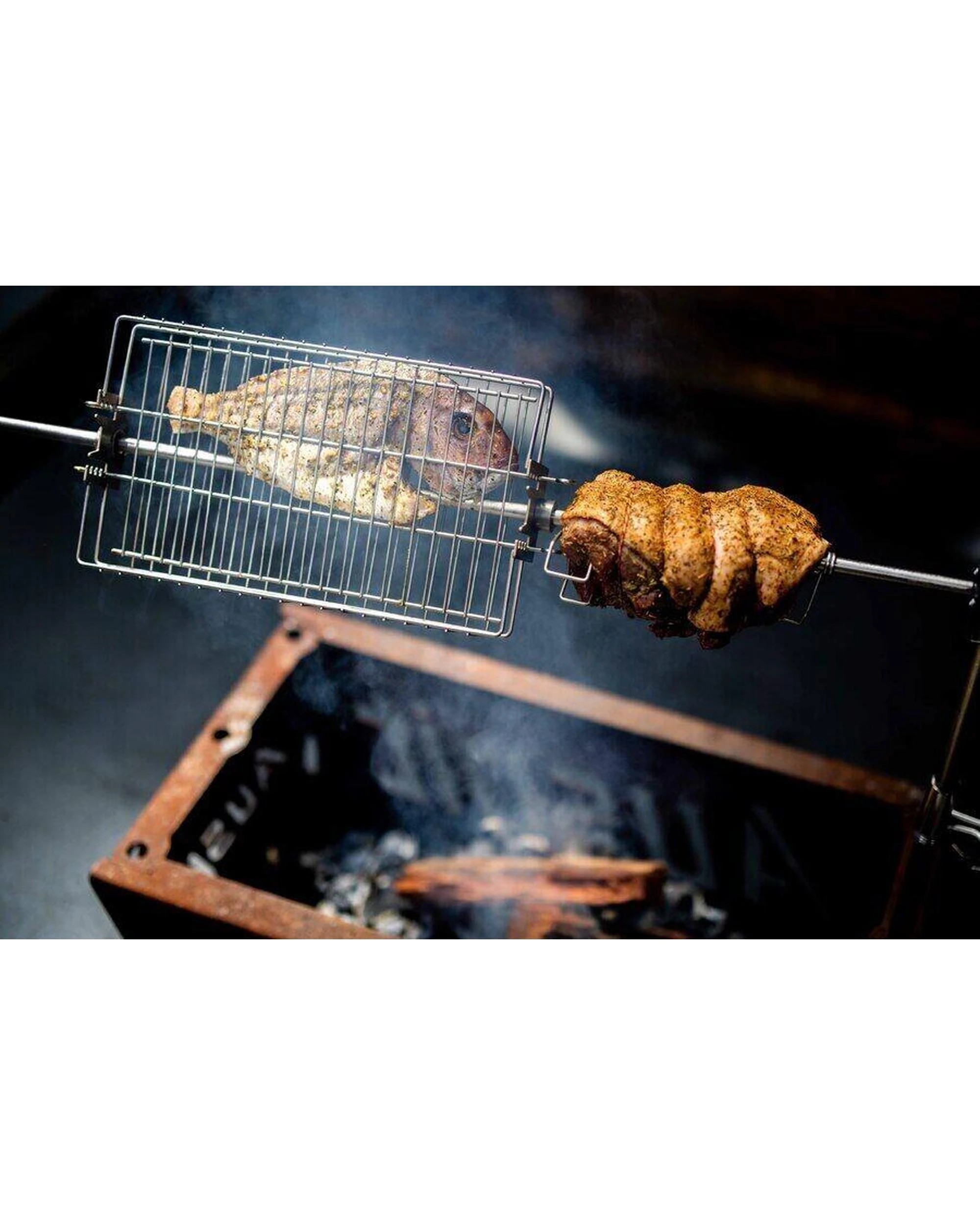 8 Auspit Squeezeloc Spike Rotisserie Prong Fork 130mm, 8 of 10