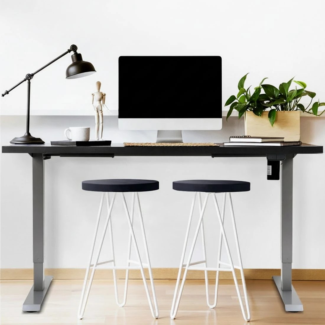 6 Artiss Standing Desk Motorised 120CM - Black, 6 of 6