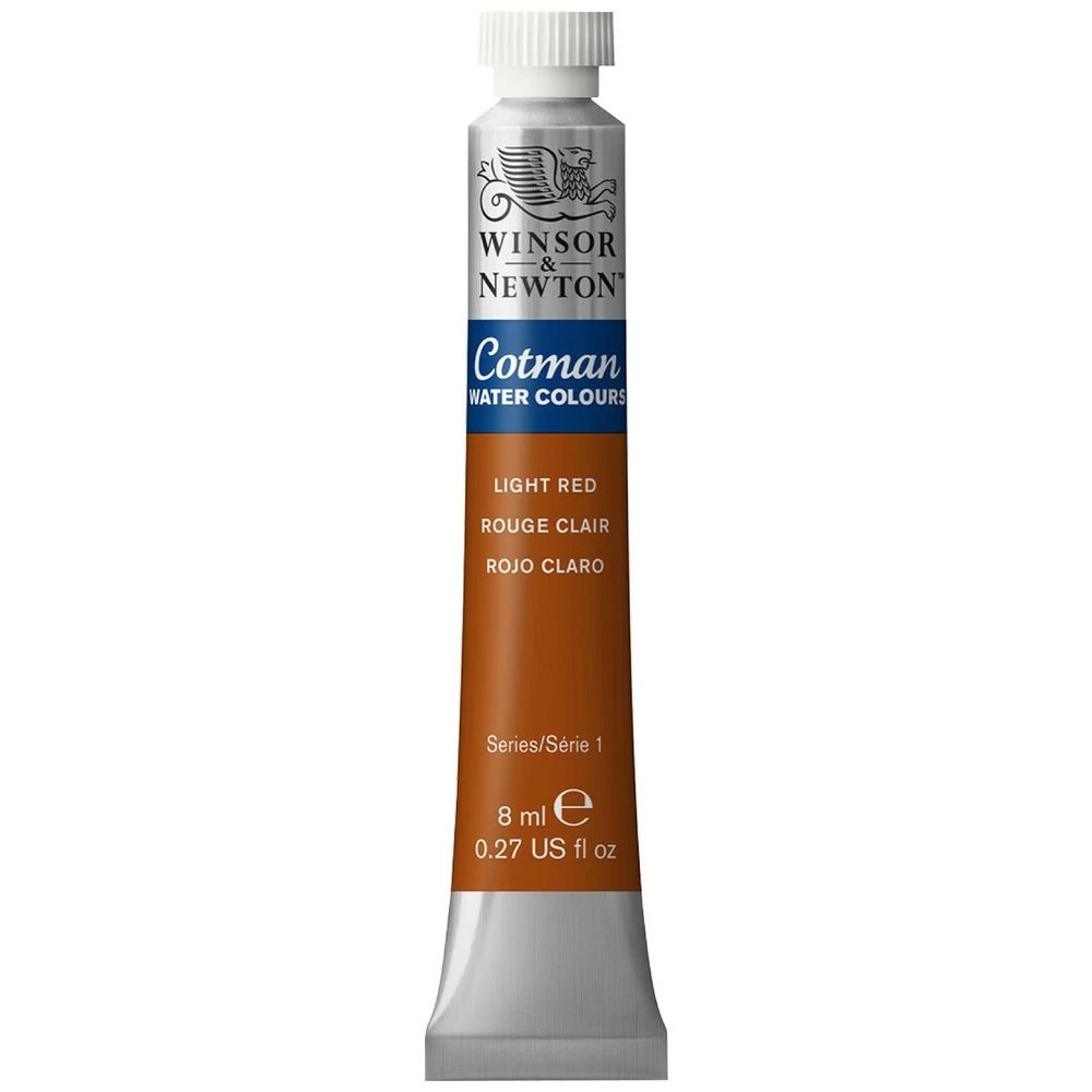 1 Winsor & Newton Cotman Watercolour 8mL Light Red, 1 of 1