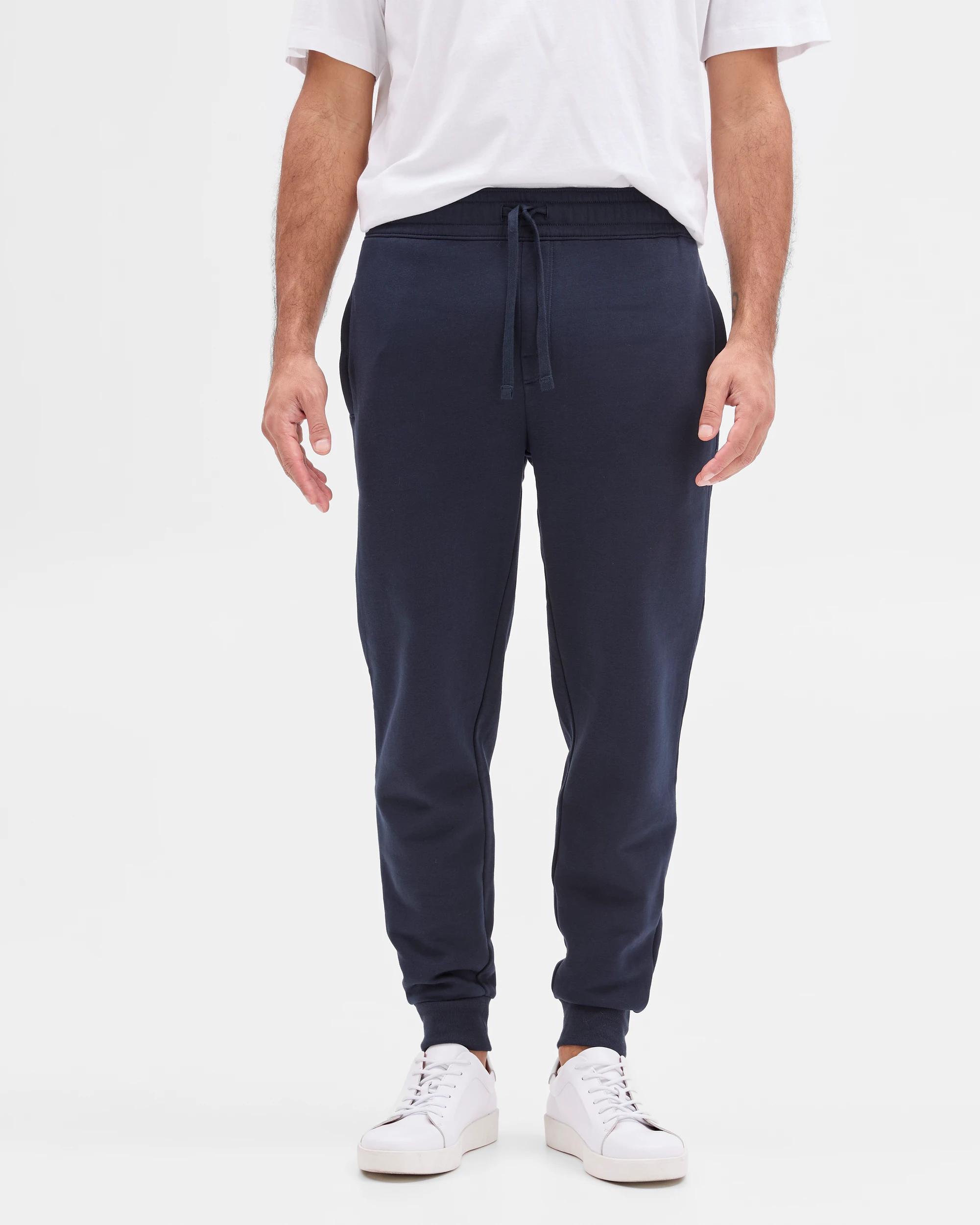 4 Target Man Australian Cotton Blend Cuffed Trackpants NAVY, 4 of 4