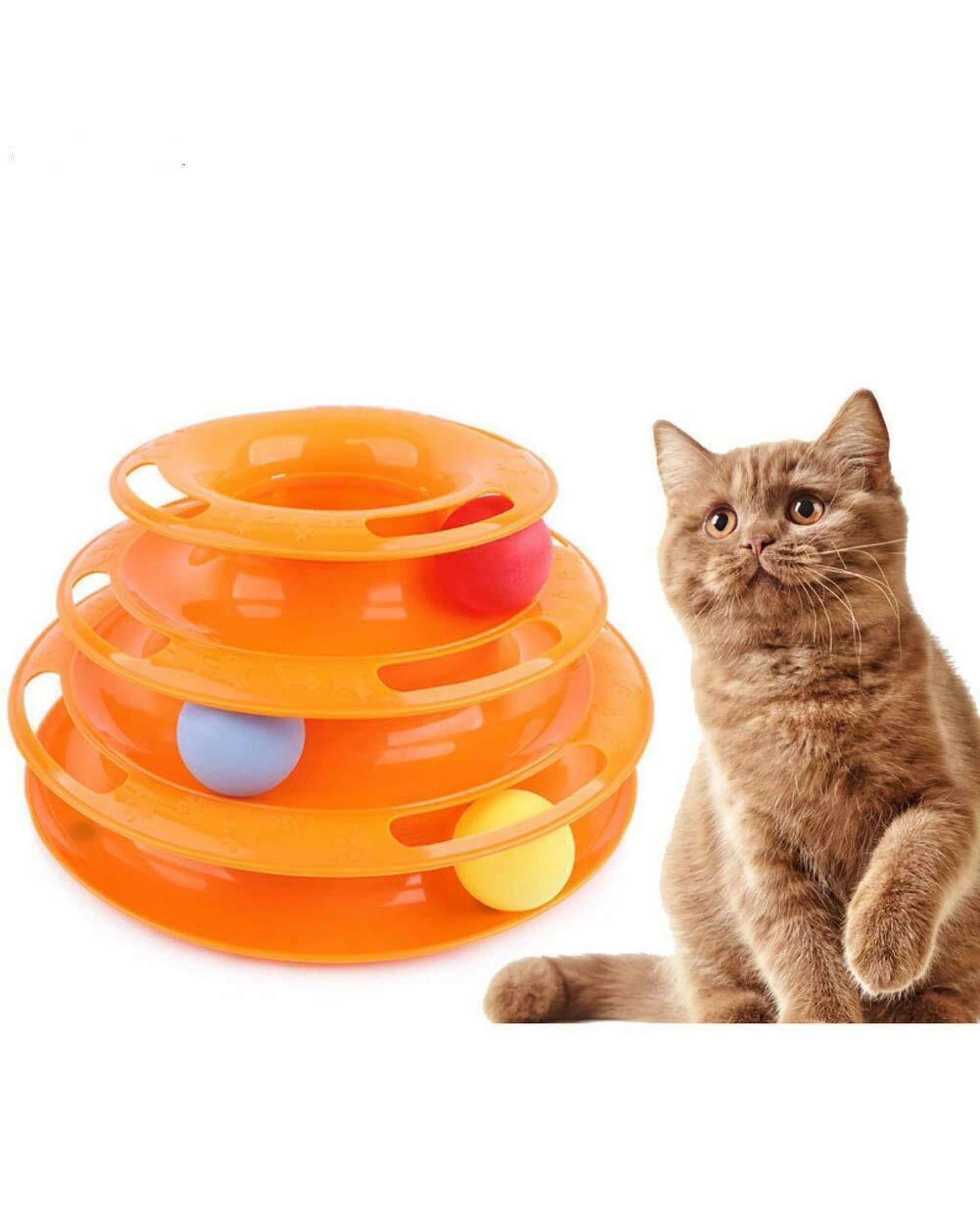 8 BR Toys Interactive Cat Toy with Ball Track, 8 of 10
