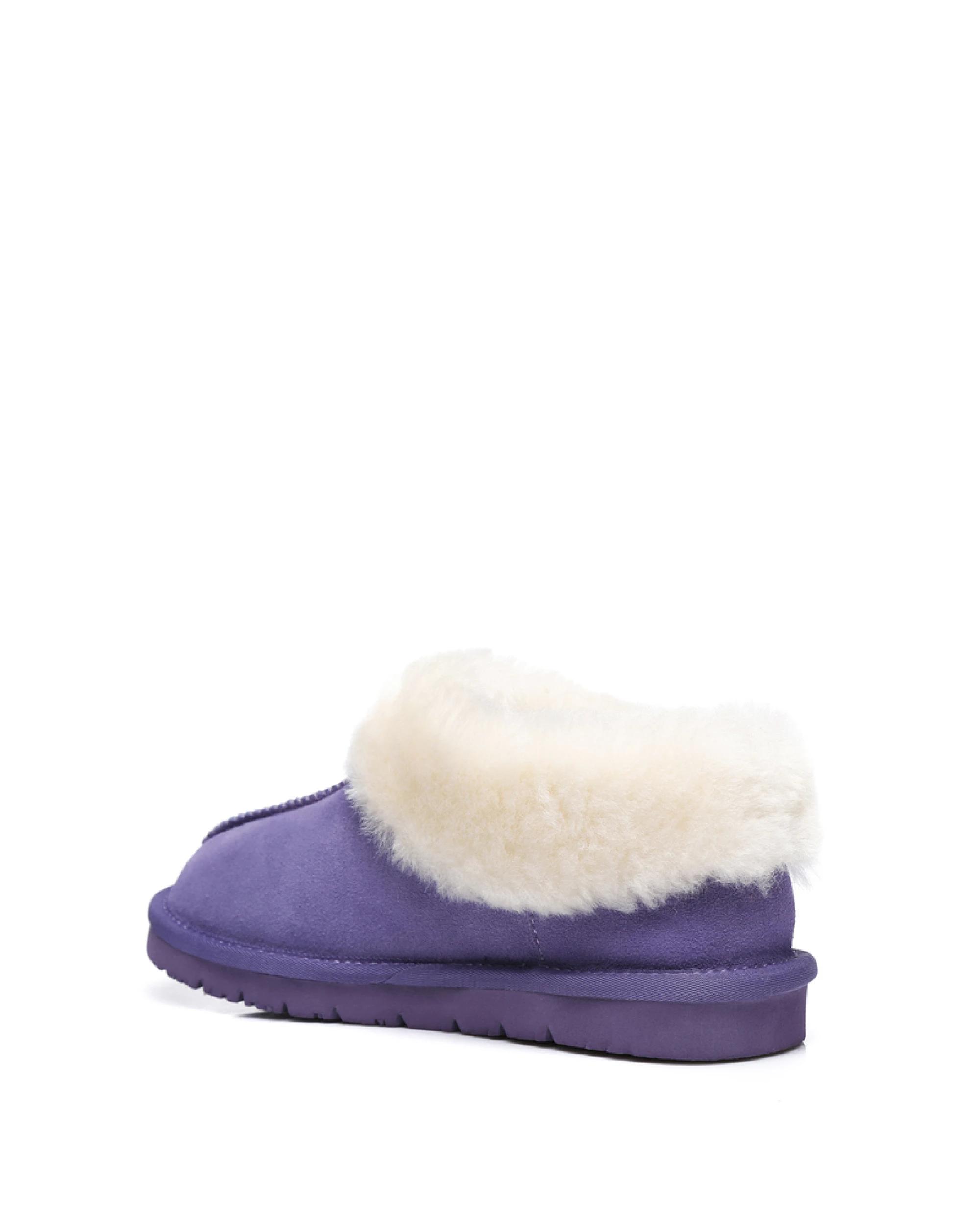 3 Australian Shepherd UGG Unisex Homey Slippers LILAC, 3 of 5