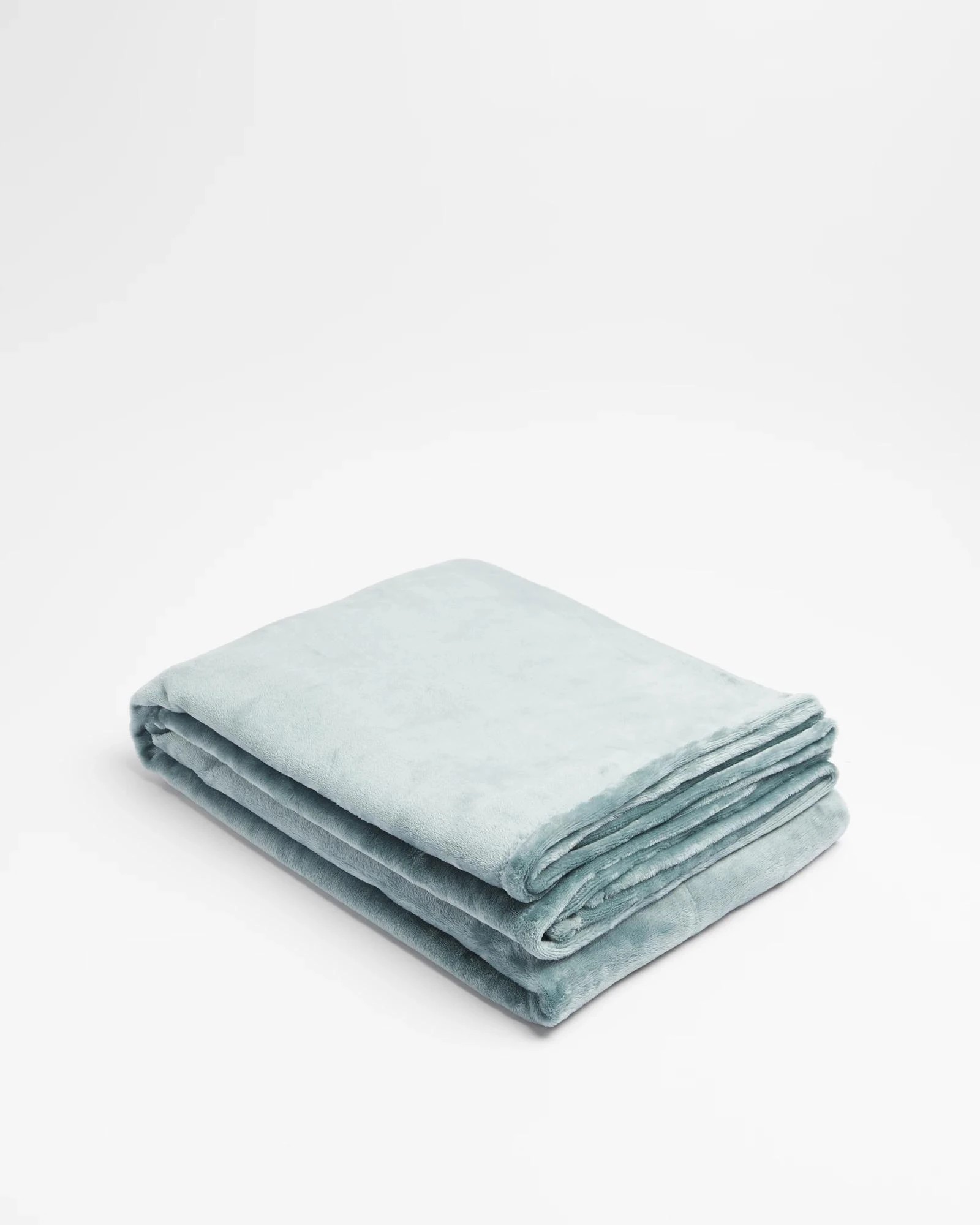 1 Target Lloyd Super Soft Blanket - Double Bed - Green, 1 of 3