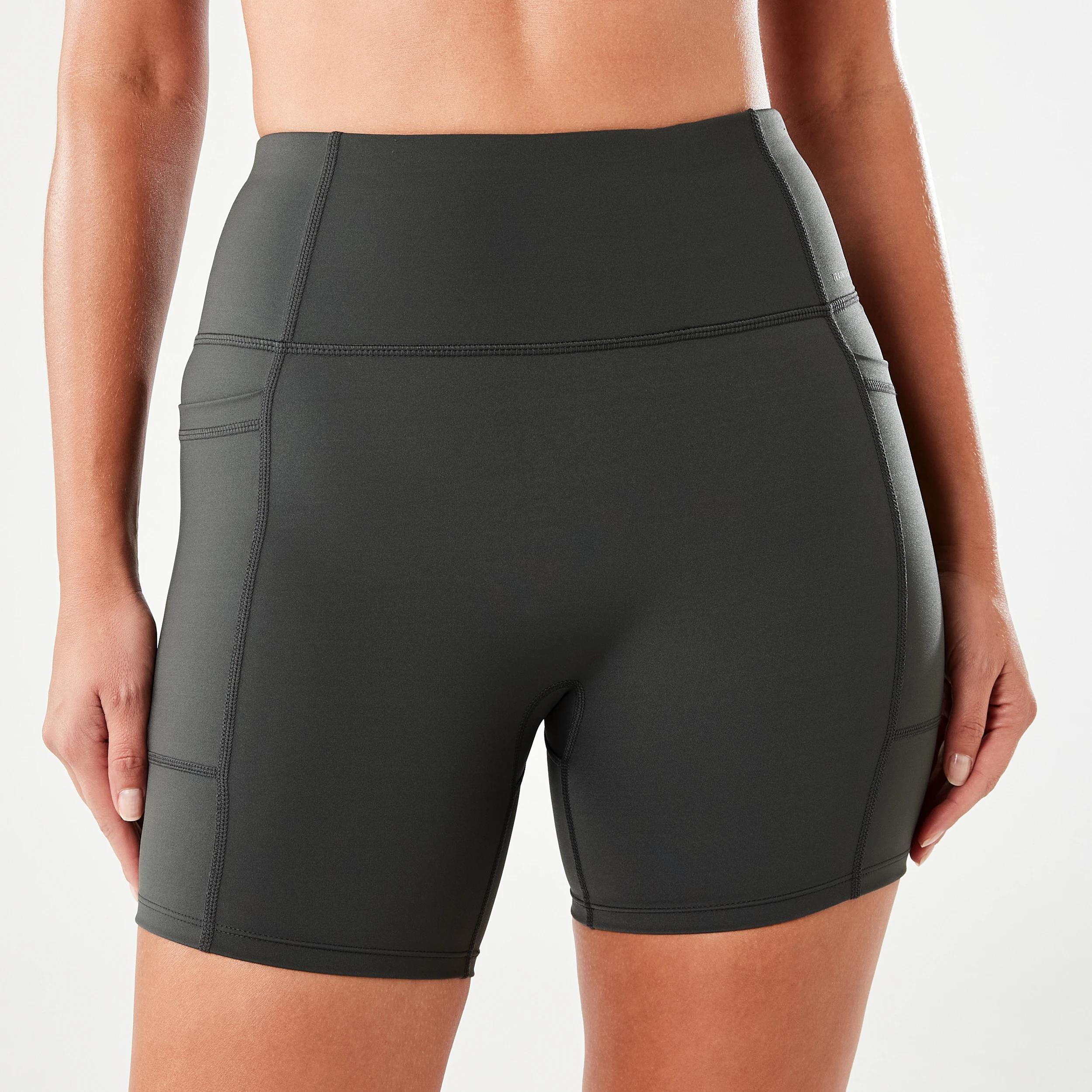 1 Active Womens Train Bike Shorts DARKISH GREY, 1 of 7