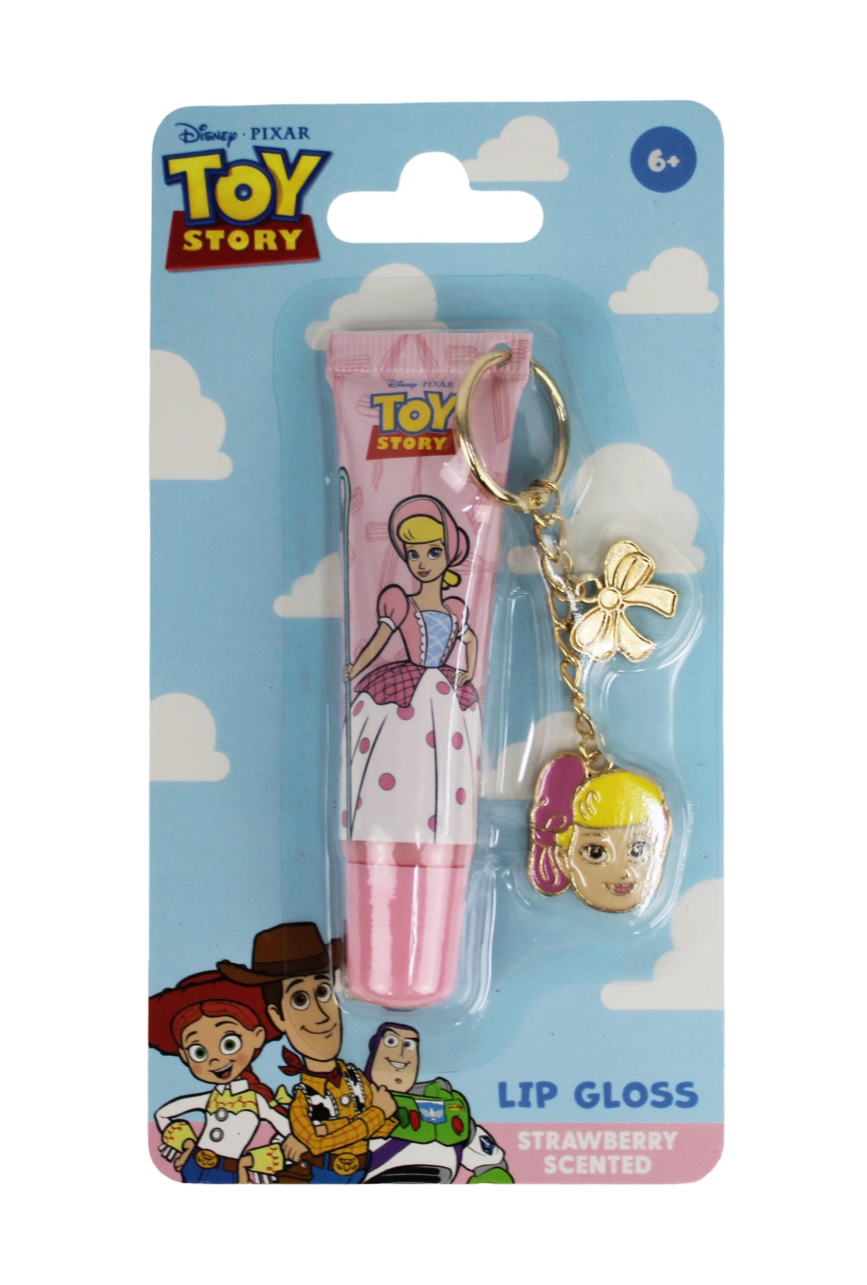1 Disney Pixar Toy Story Lip Gloss Keychain 12ml - Strawberry Scented, 1 of 4