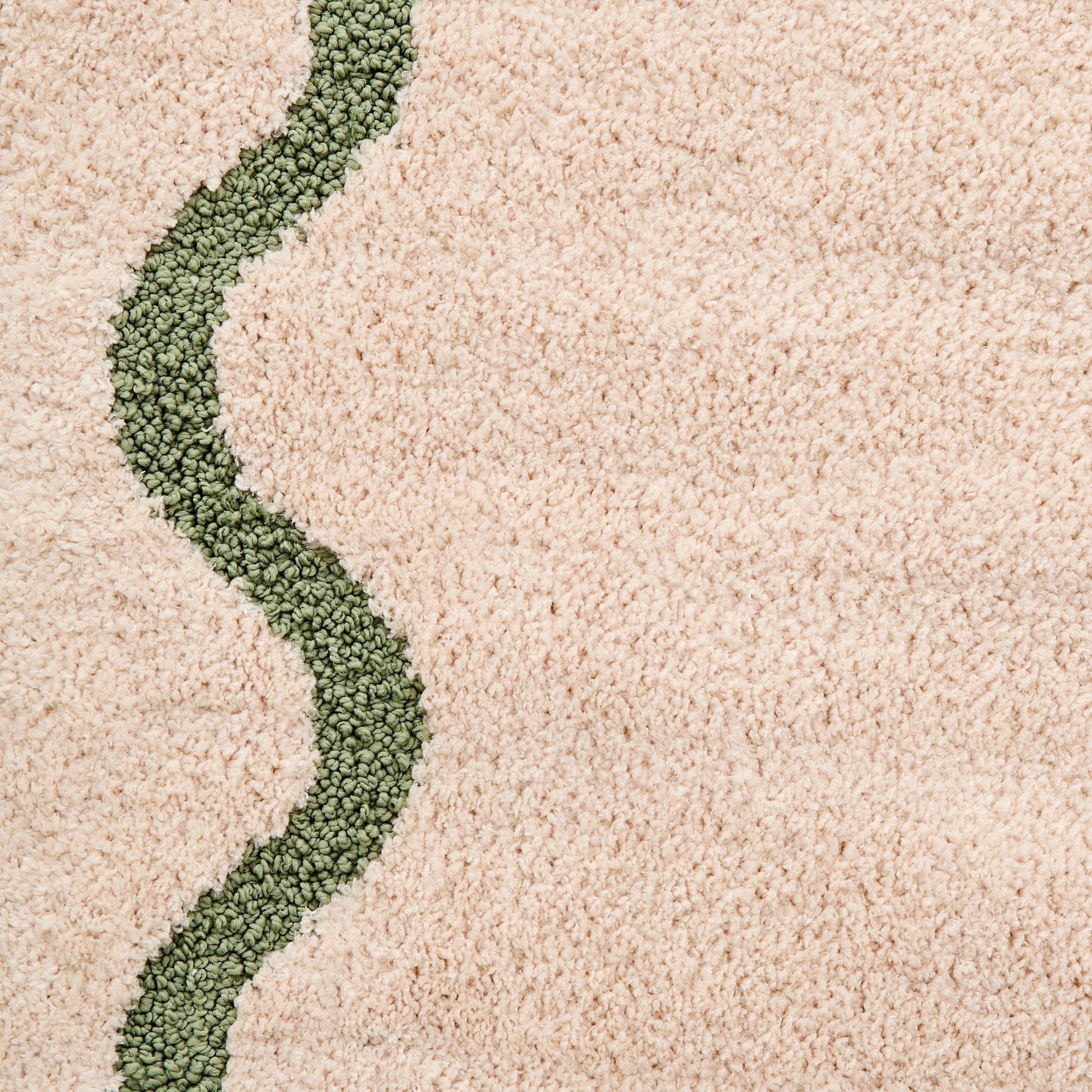 4 Olive Wave Rug - Large - 235cm x 160cm, 4 of 8