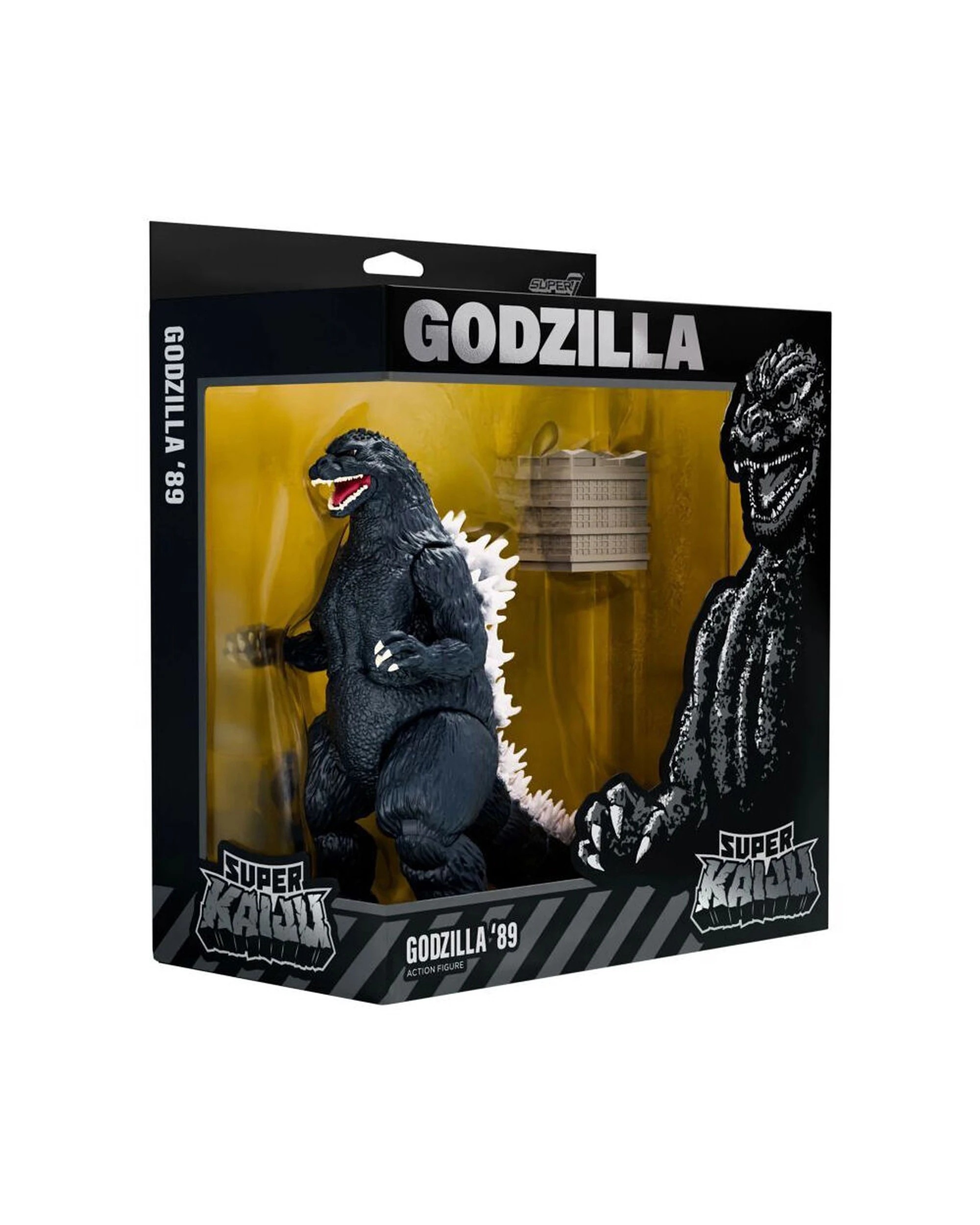 6 Godzilla Super7 Godzilla 1989 Super Kaiju Wave 01 Action Figure 5.5in
 - black, 6 of 7
