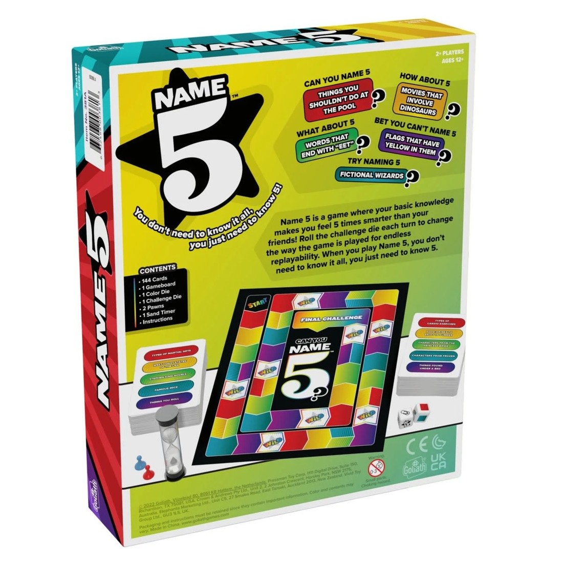 3 Can You Name 5 Board Game, 3 of 4