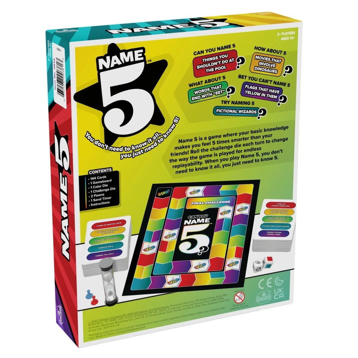 3 Can You Name 5 Board Game, 3 of 4