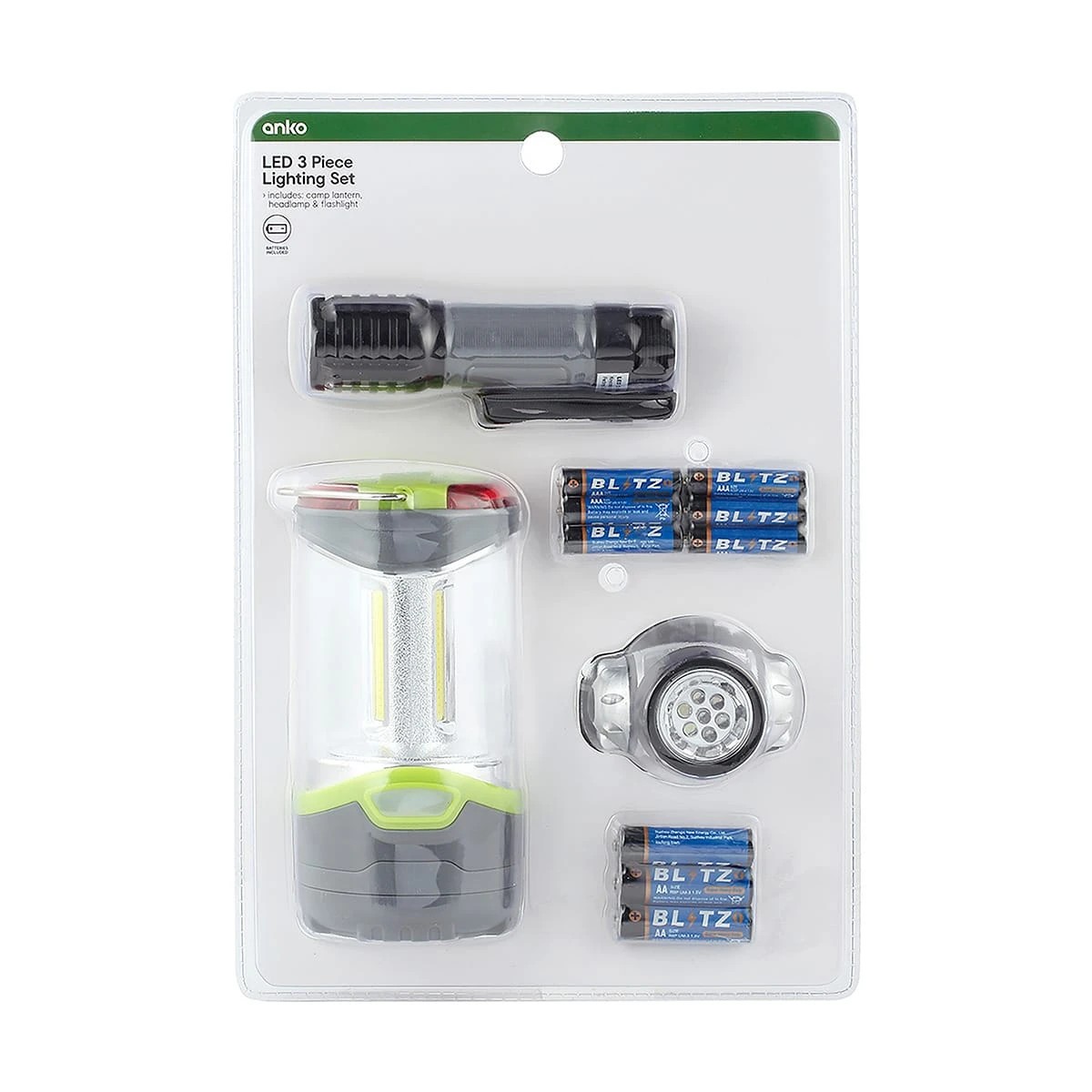 3 LED 3 Piece Lighting Set, 3 of 3