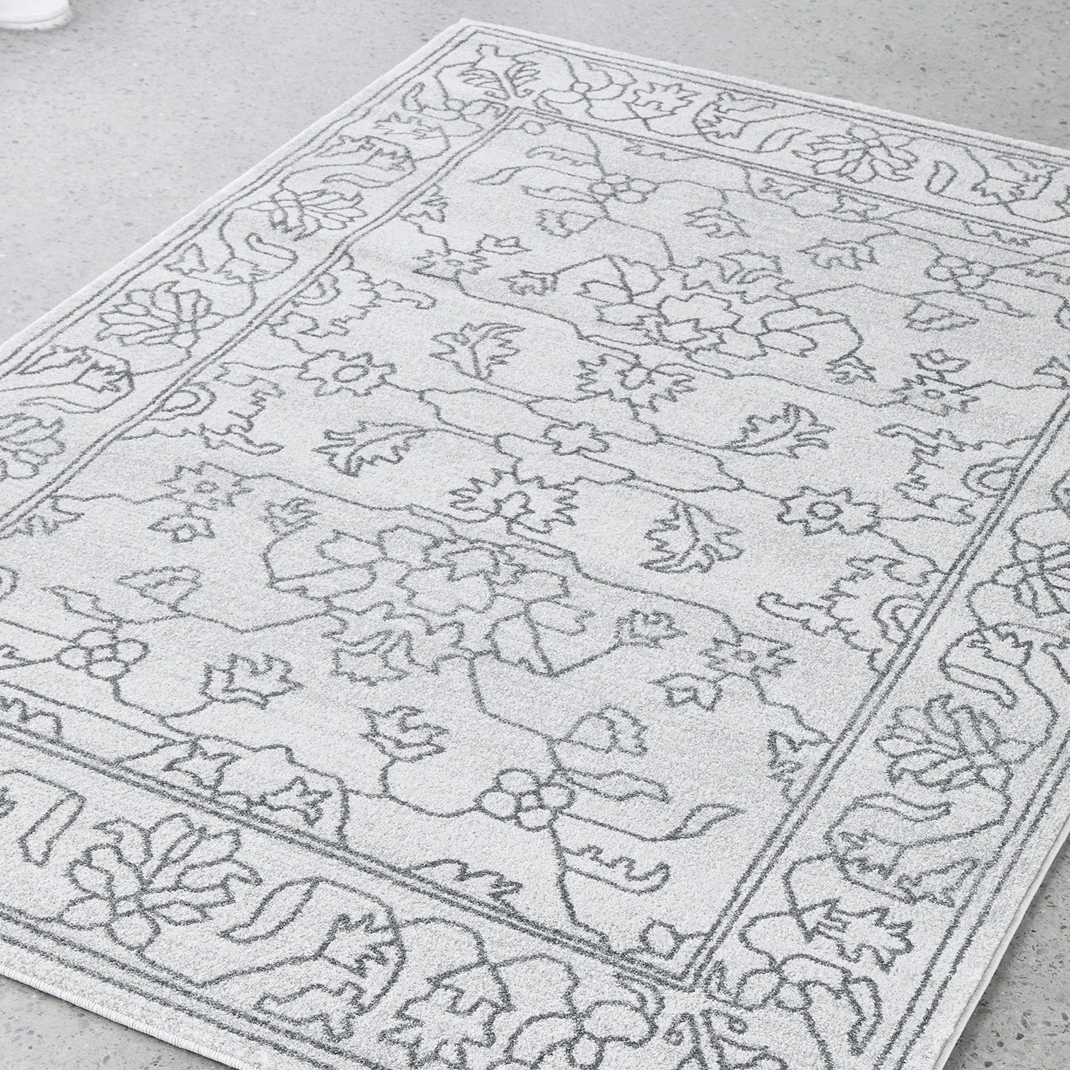 3 Common Ground Rugs Elysium Bjorn 290x200cm - Large Pet Friendly Floor Rug - White, 3 of 7