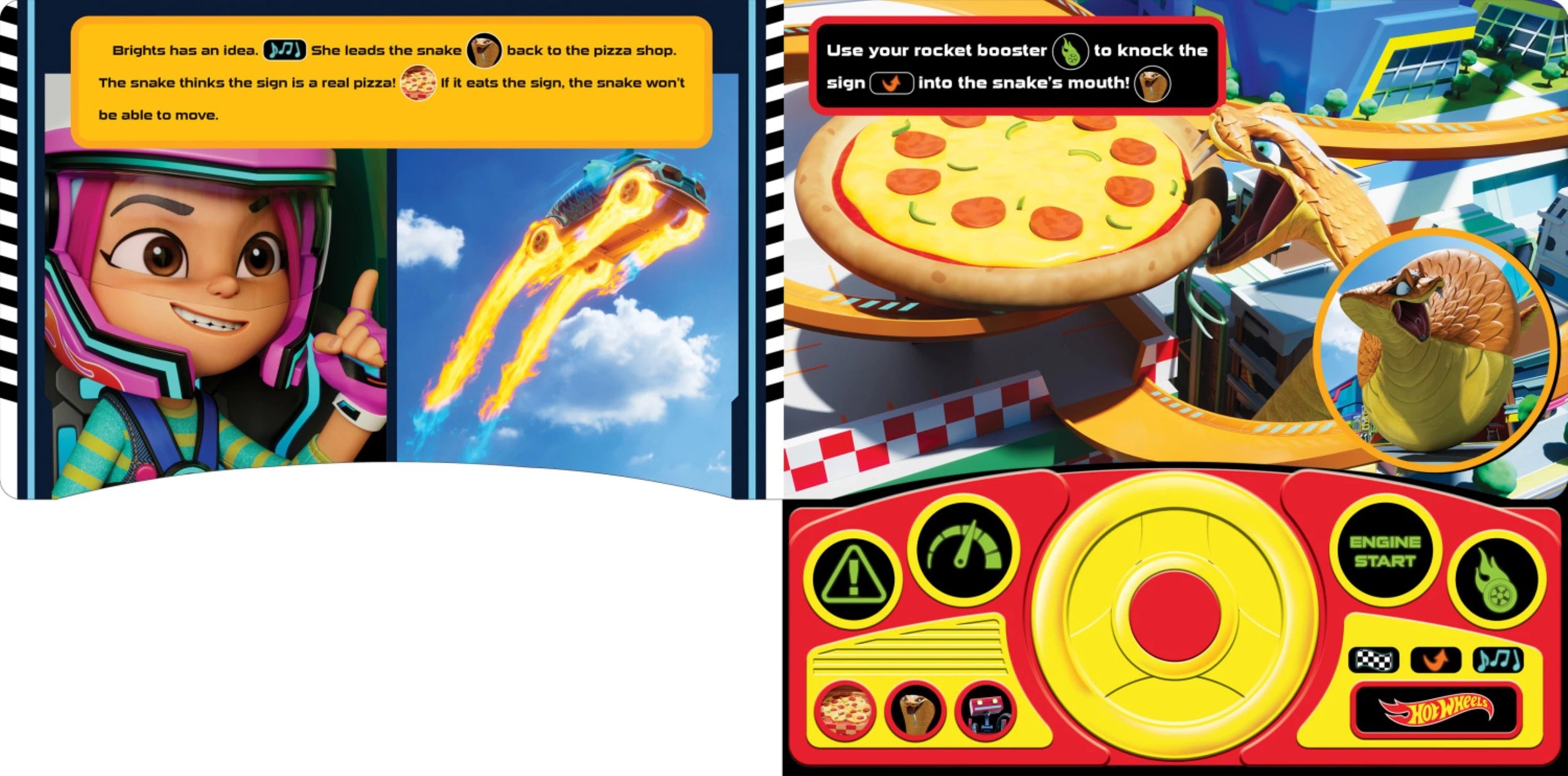 4 Hot Wheels Let's Race: Pizza to Go, Go, Go! - Sound Book, 4 of 5