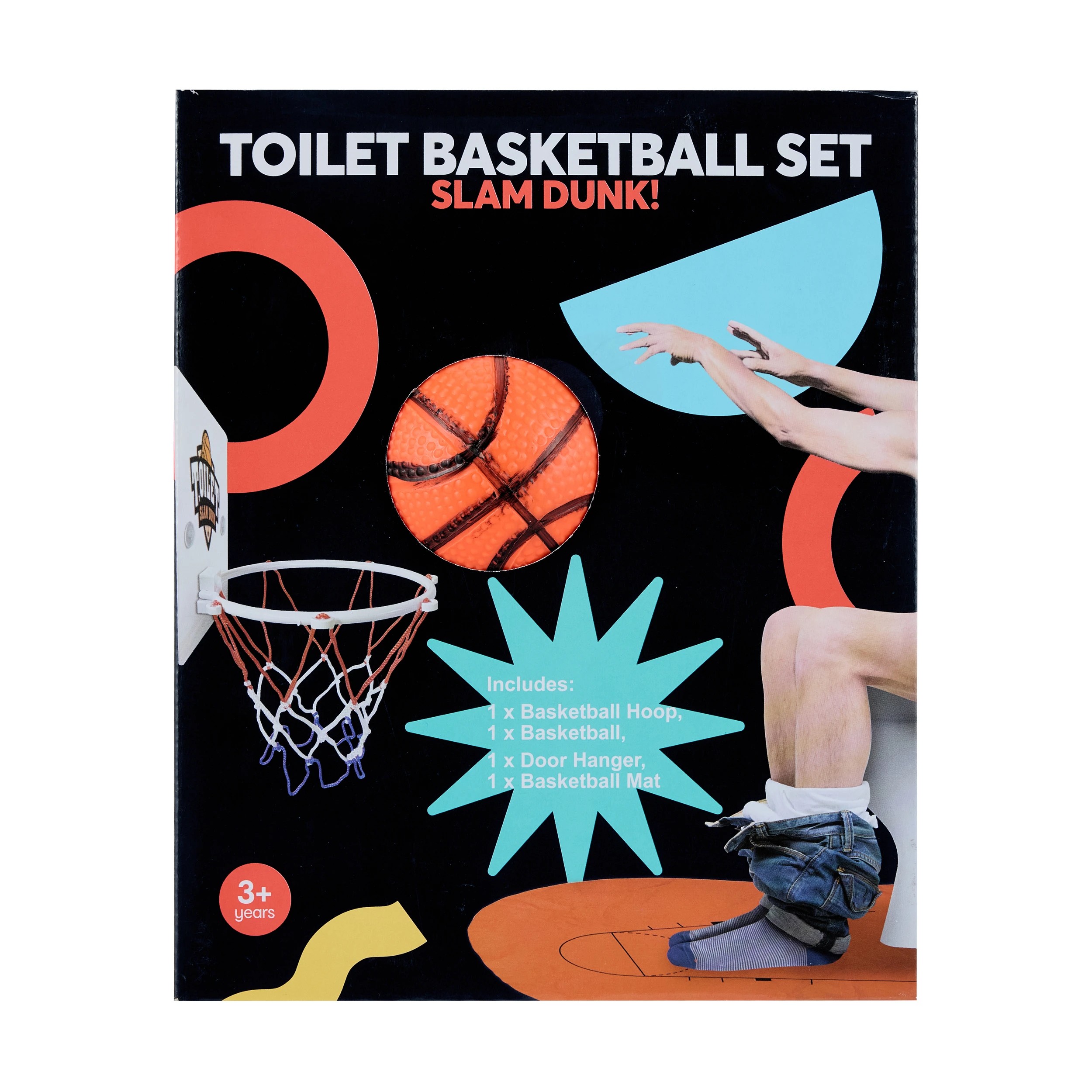 1 Toilet Basketball Set Slam Dunk, 1 of 9