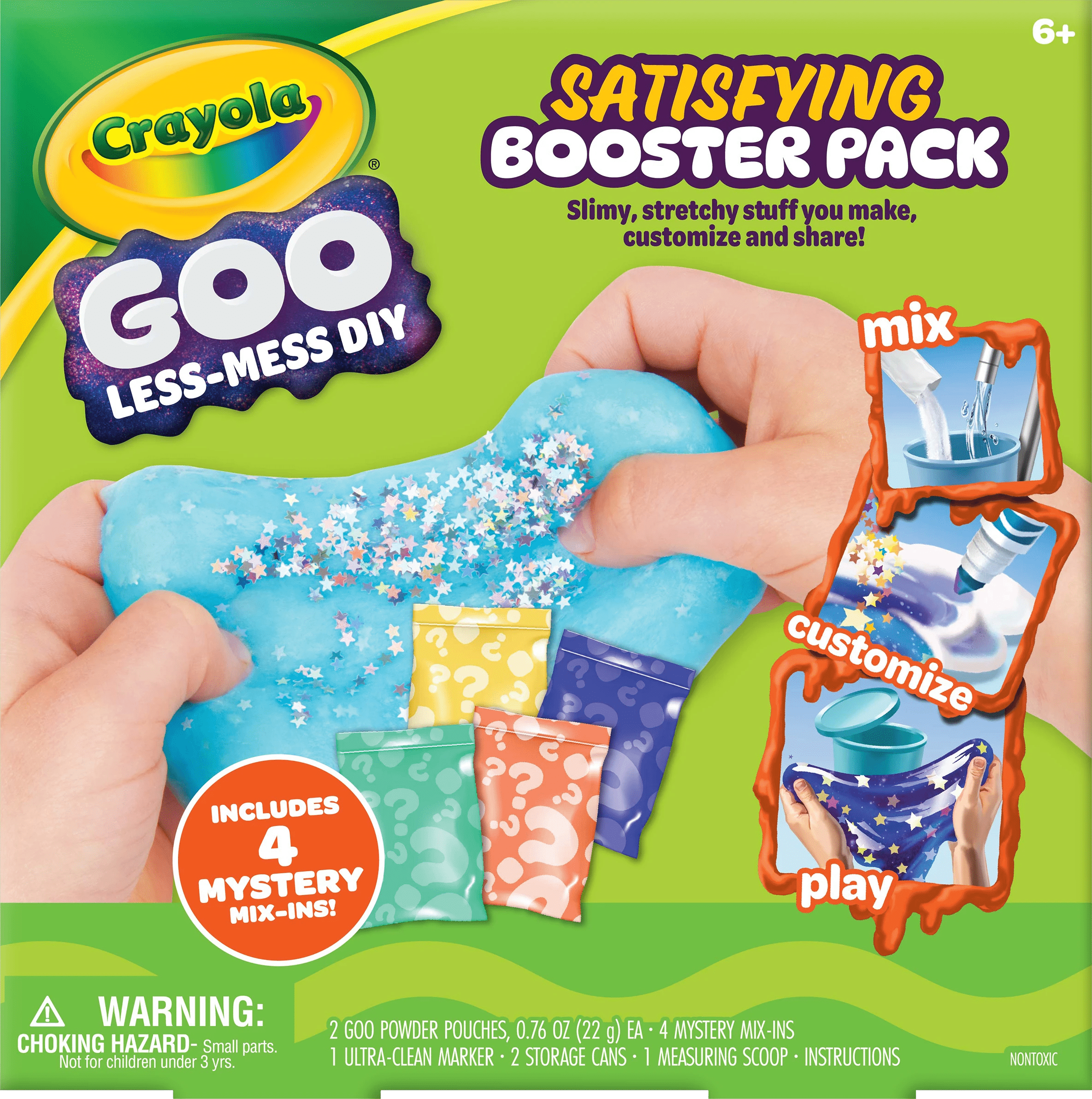 1 Crayola Goo Satisfying Booster Pack - Multi, 1 of 3
