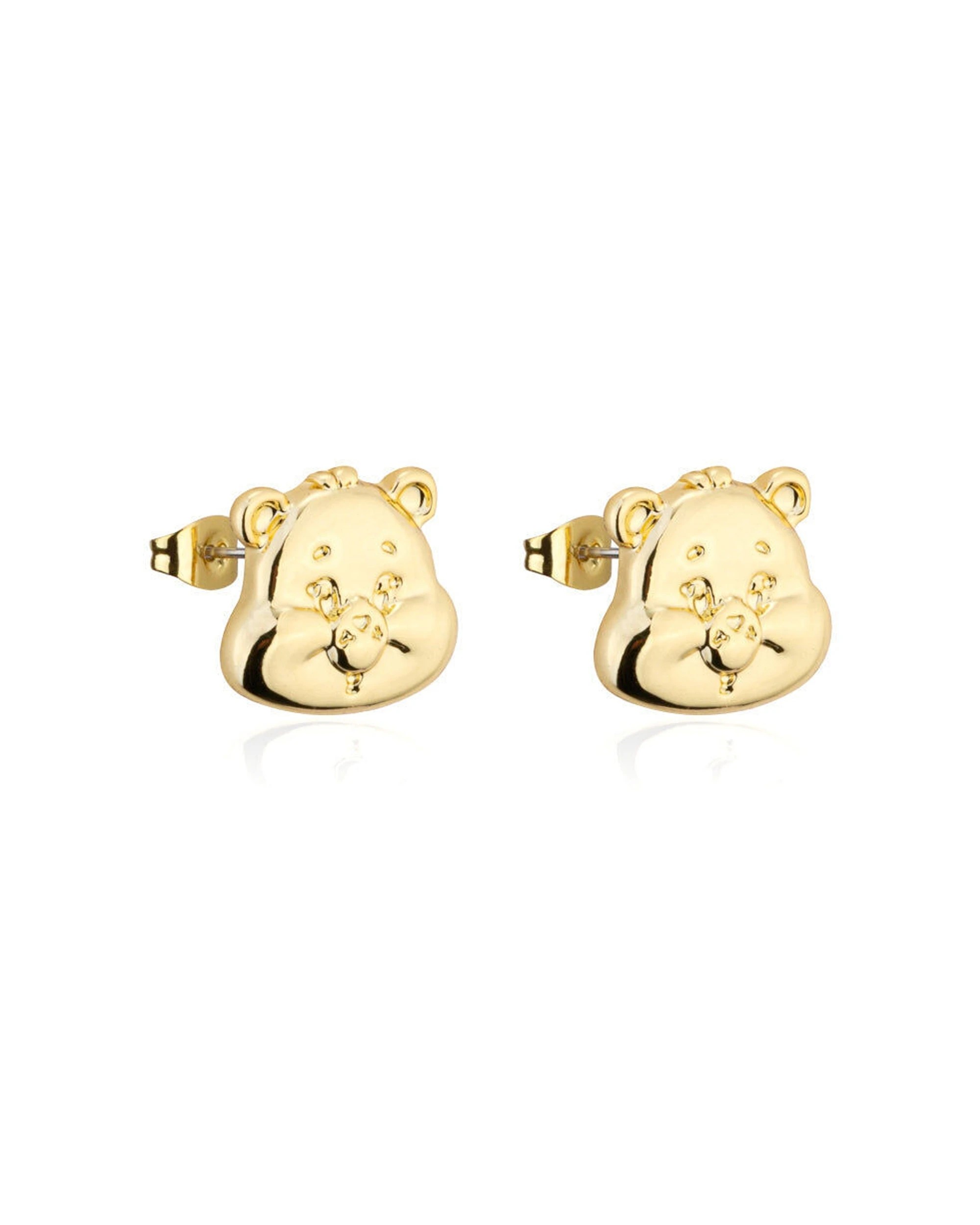 1 Care Bears Stud Earrings Gold Plated Brass - Gold, 1 of 3