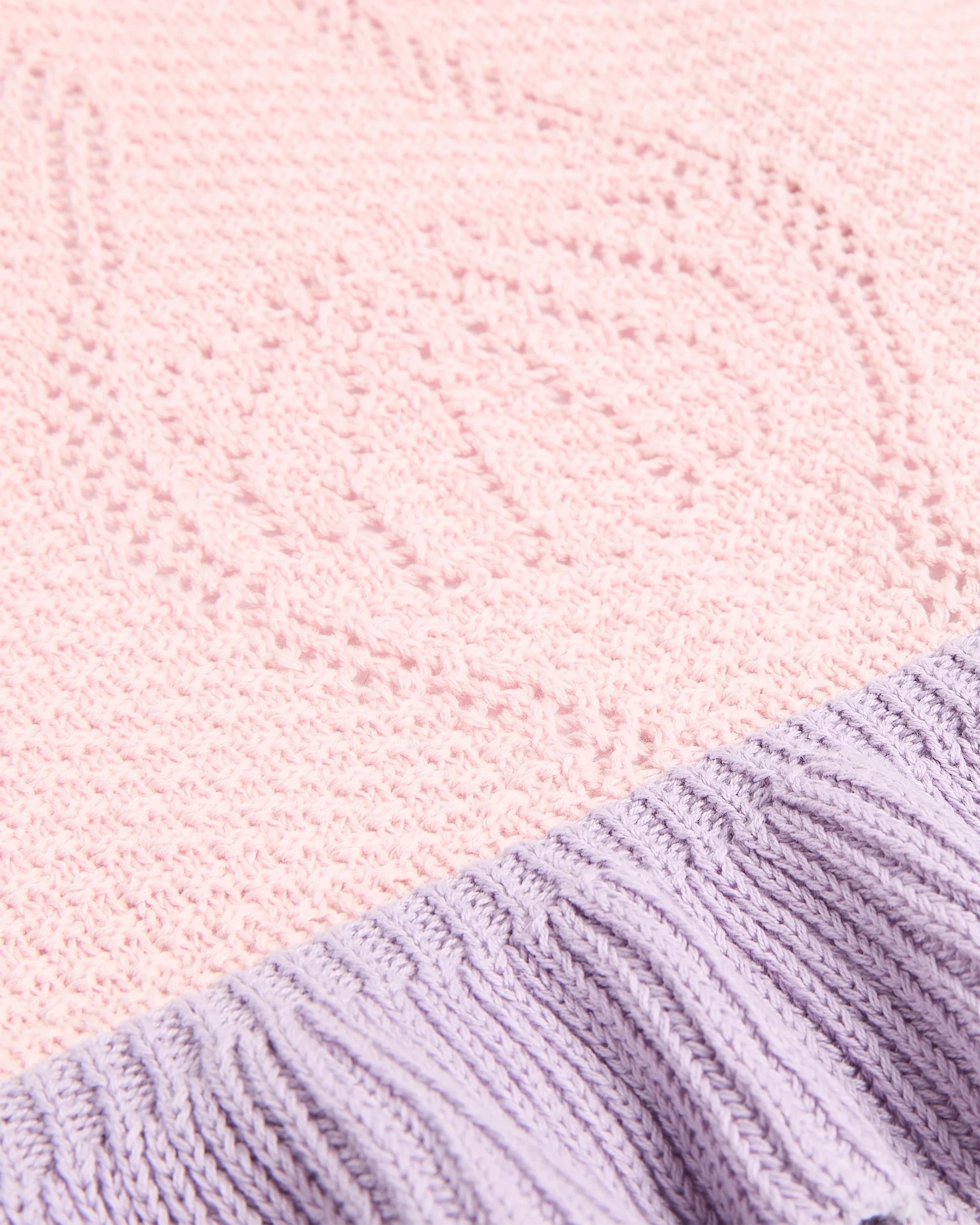 2 Target Australian Cotton Elsie Sea Shell Knitted Ruffle Throw - Queen Bed - Pink, 2 of 2