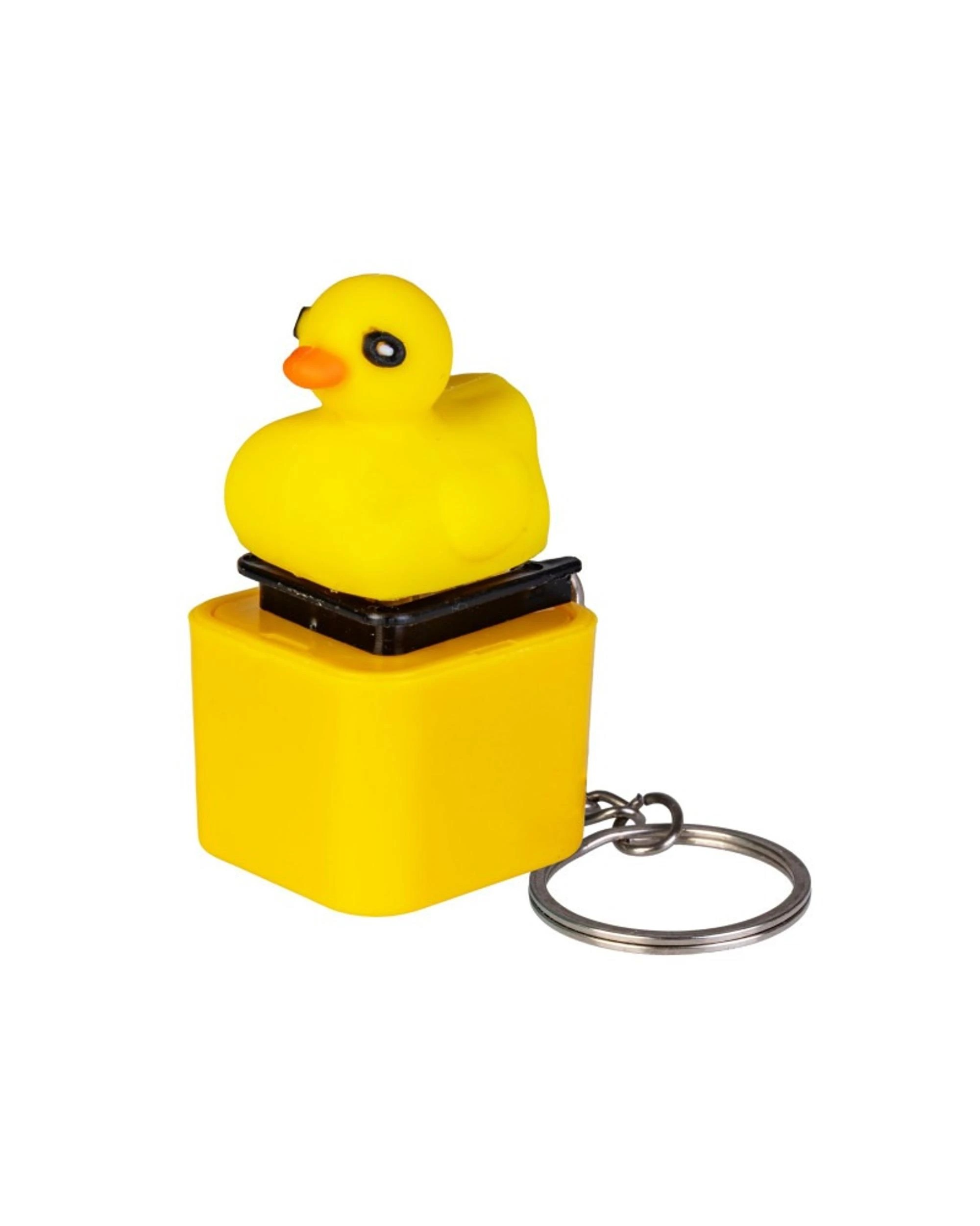 1 MDI Fidget Fingers Sound Clicker Duck Keychain, 1 of 4